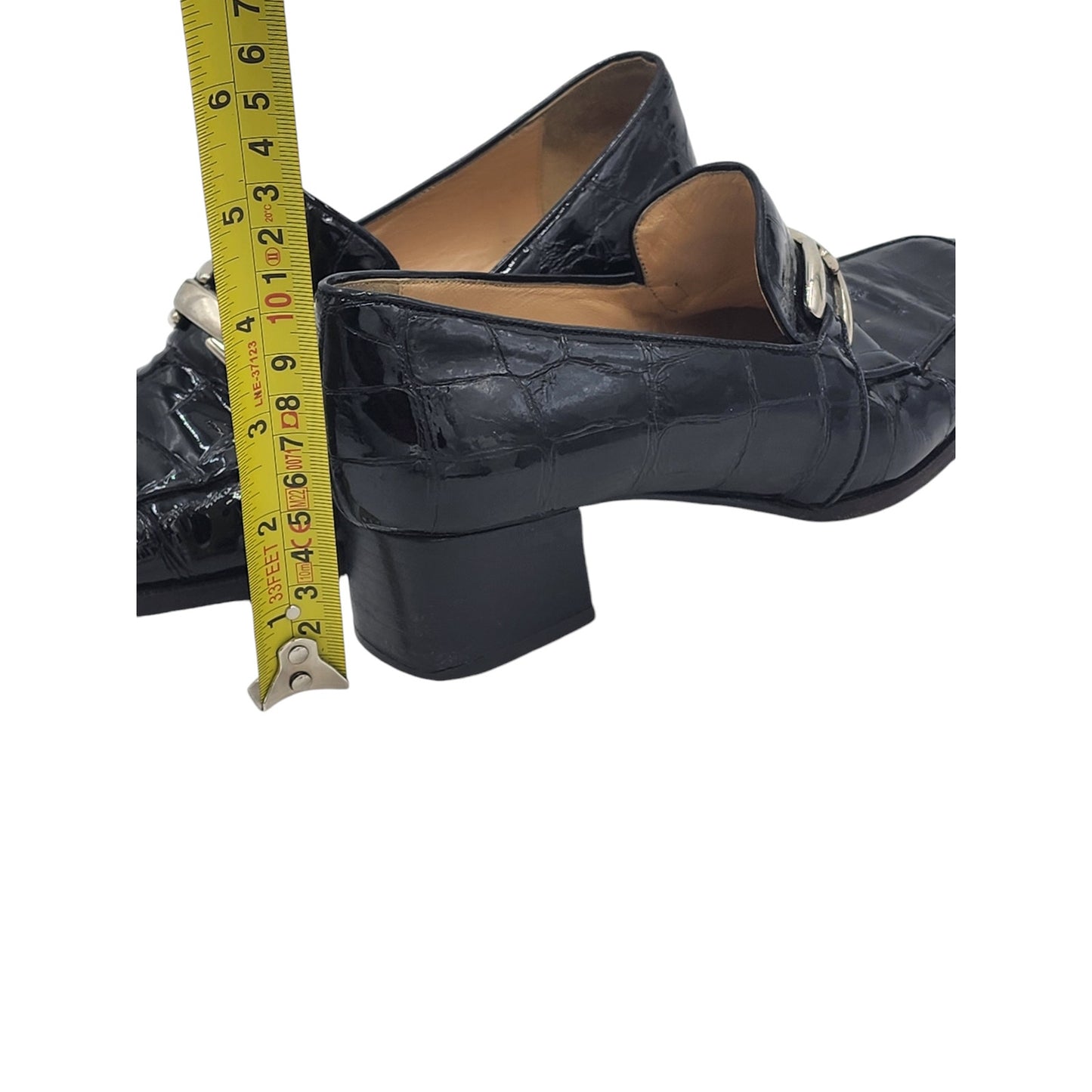 Peruzzi Shoes Women Size 6.5 37 Florence Italy Loafers Square Toe Sophistication