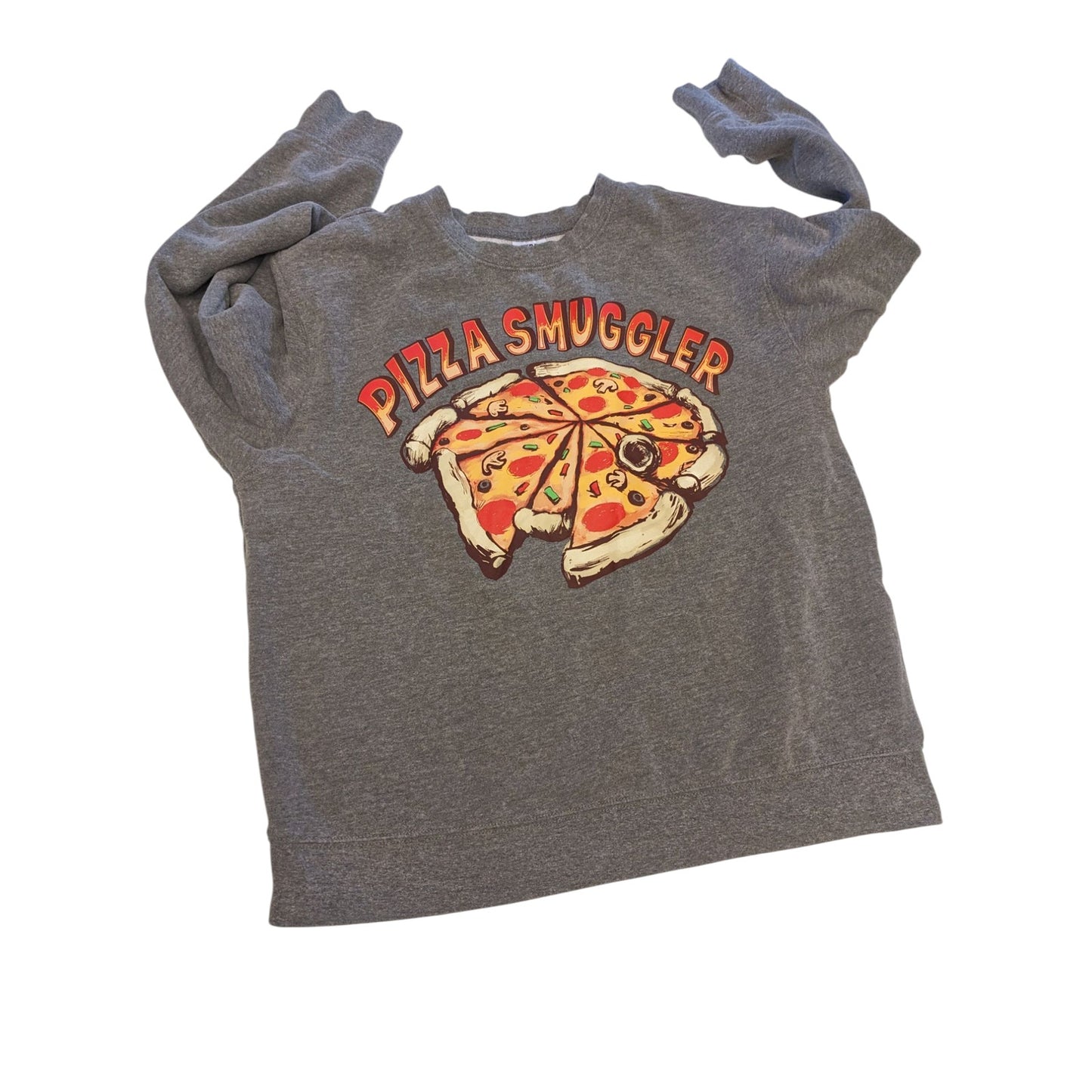 Star Wars Pizza Smuggler Sweatshirt Adult Large Geek Nerd Millennium Falcon