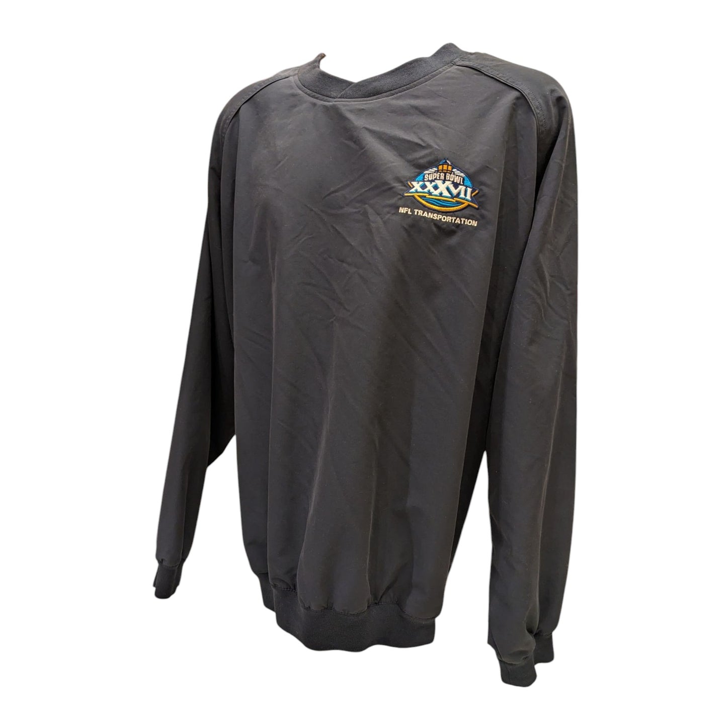 Greg Norman Pullover Super Bowl 37 NFL Transportation Men XXL Jacket Windbreaker