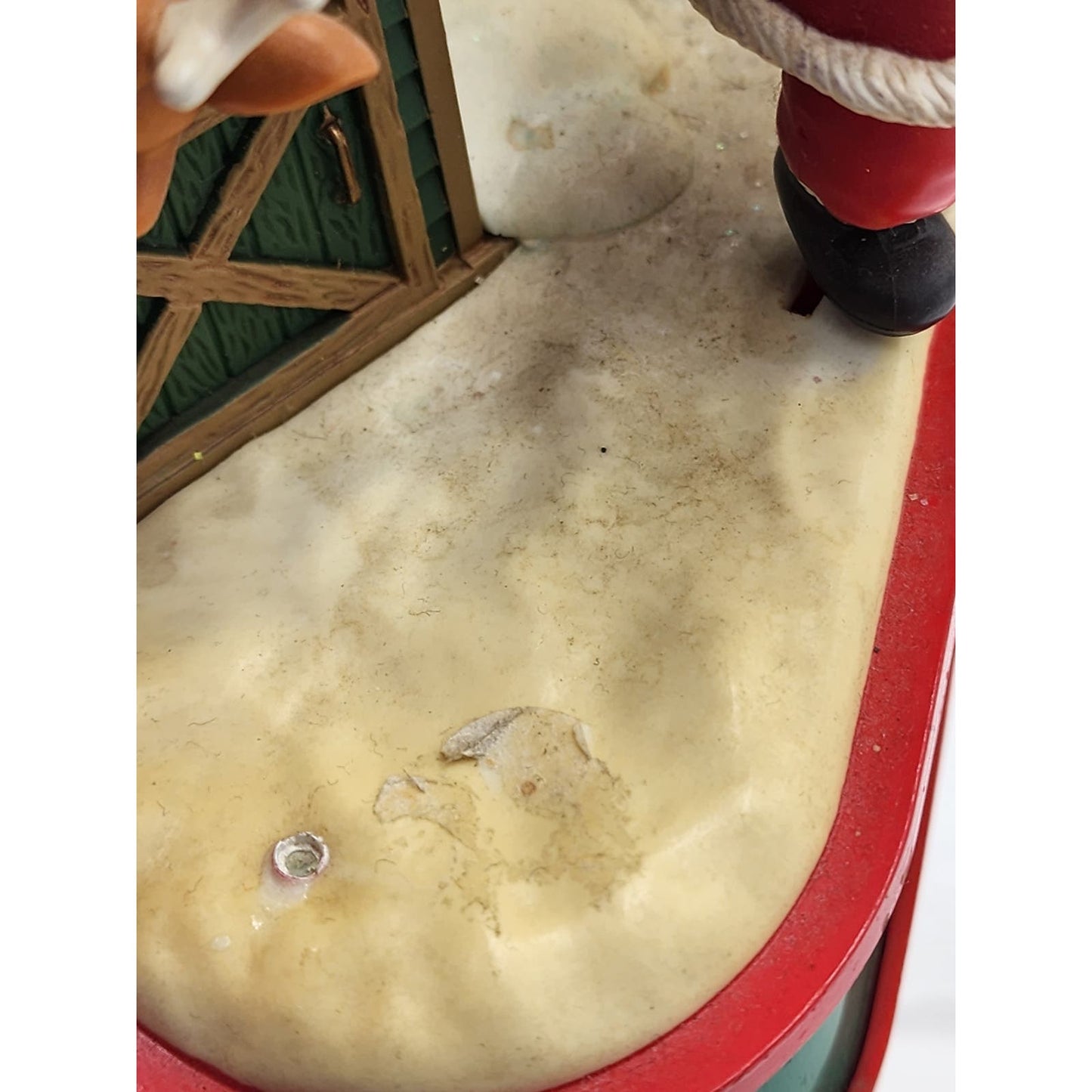 Lustre Fame Santa Claus Coming To Town Animated Music Box Holiday Vintage 1995