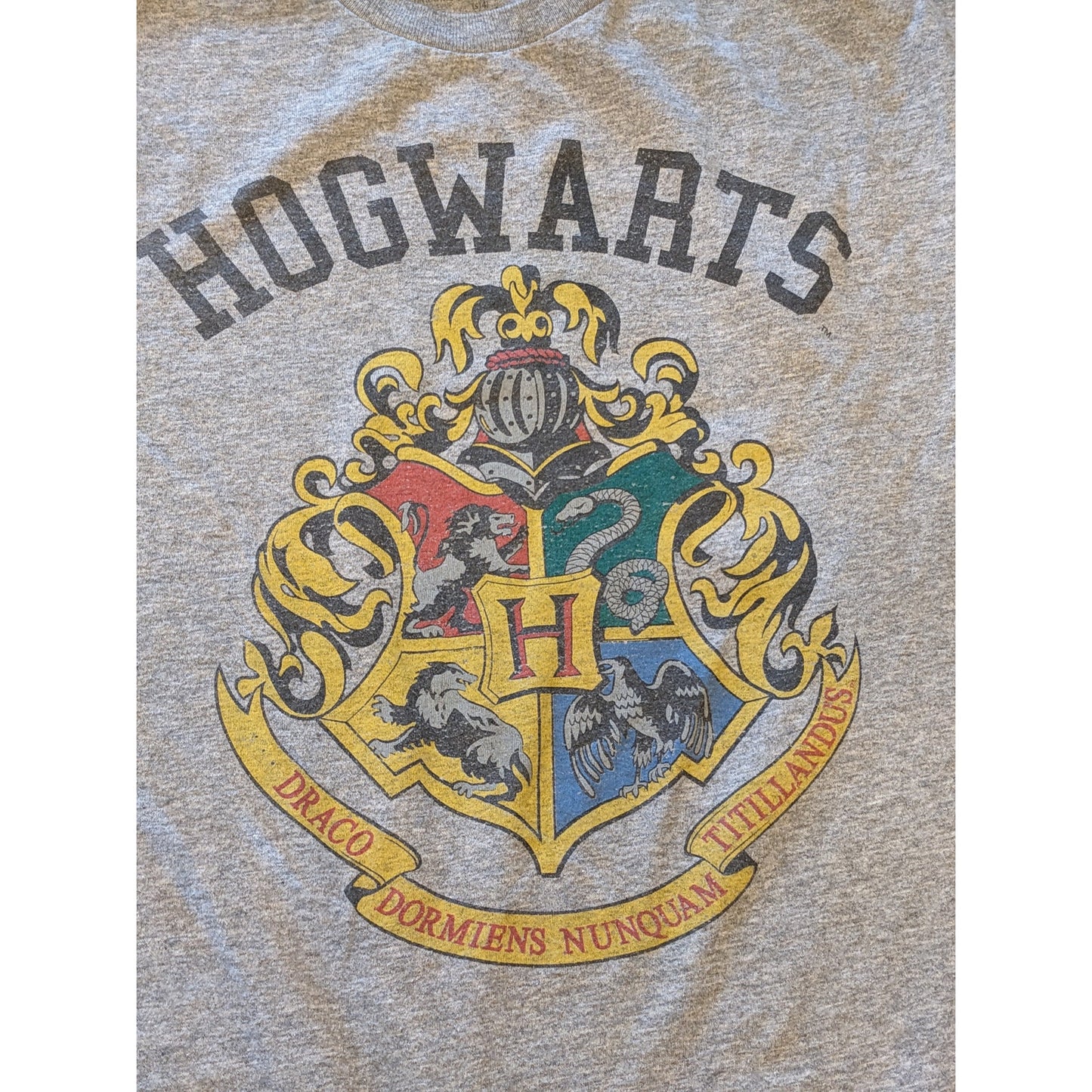 Harry Potter Hogwarts Crest T Shirt Women Large Tee School Crest Wizarding World