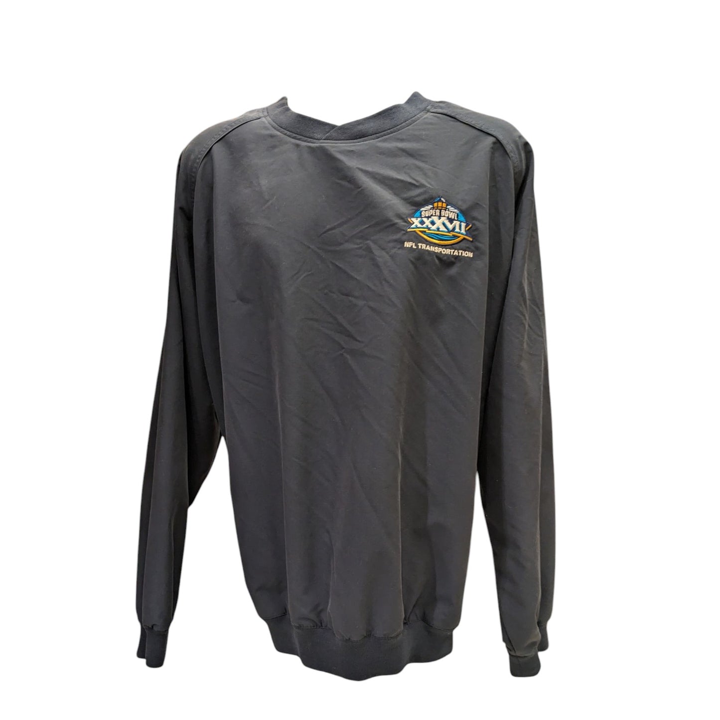 Greg Norman Pullover Super Bowl 37 NFL Transportation Men XXL Jacket Windbreaker