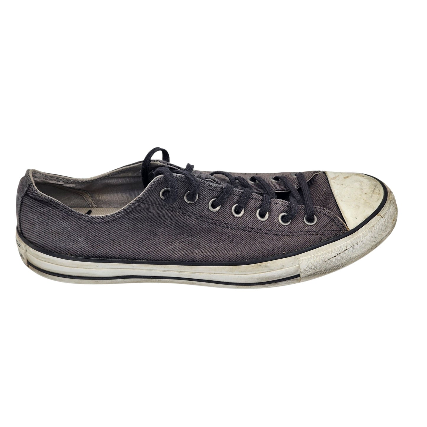 Converse Chuck Taylor Low Top Shoes Mens 12 Womens 14 Gray Grunge Skater 150350F