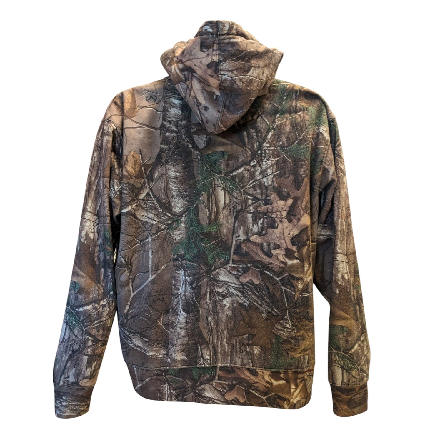 Browning Camo Hoodie Mens Large Pullover Hunting Sweatshirt Realtree Pattern