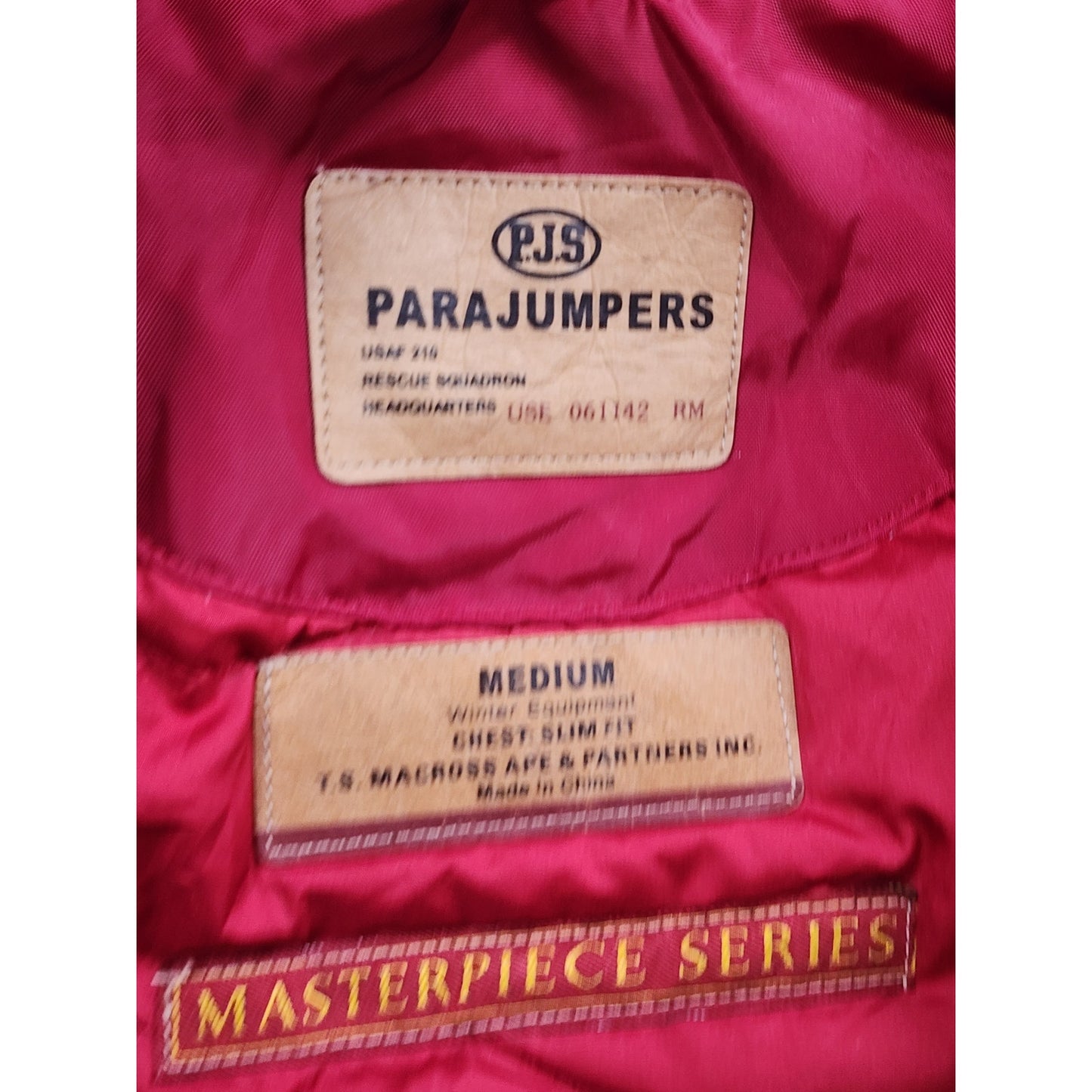 Parajumpers PJS Masterpiece M Jacket Winter USAF 210 Rescue Squadron Gorpcore