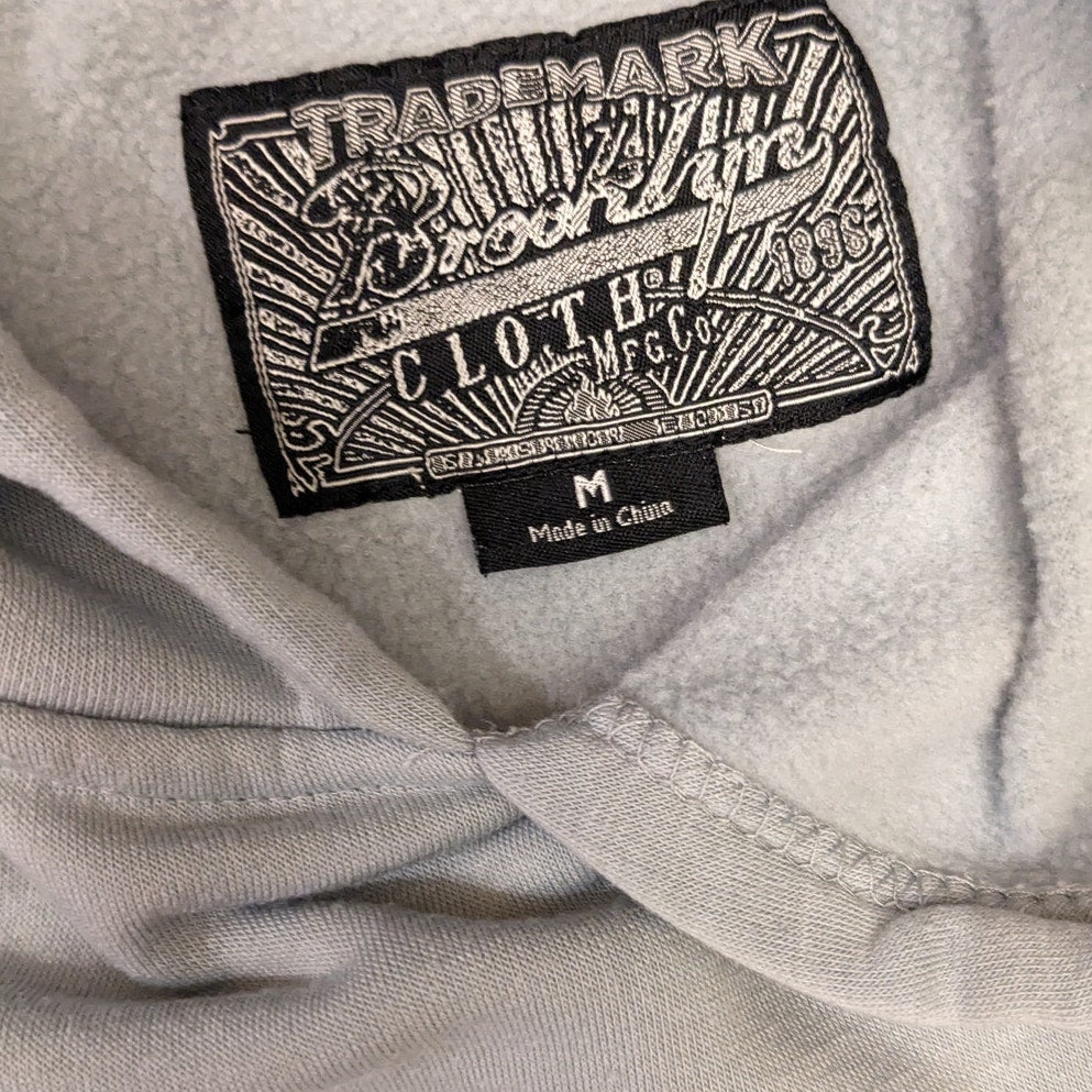 Brooklyn Cloth Hoodie Sweatshirt Men Medium Graphic SelfMade Streetwear Pullover