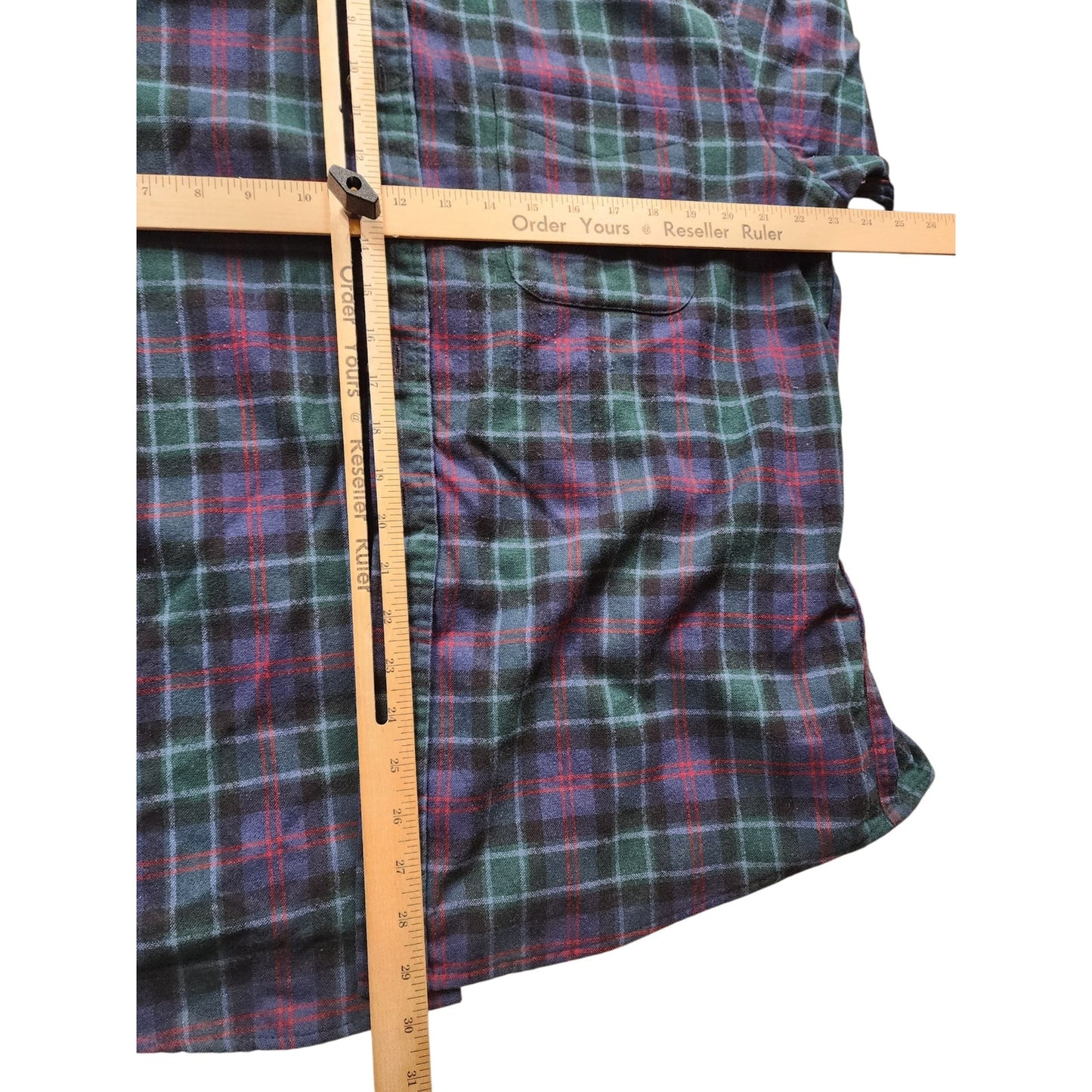 Pendleton Fireside Flannel Shirt Mens Large Wool Tartan Plaid Vintage Lumberjack