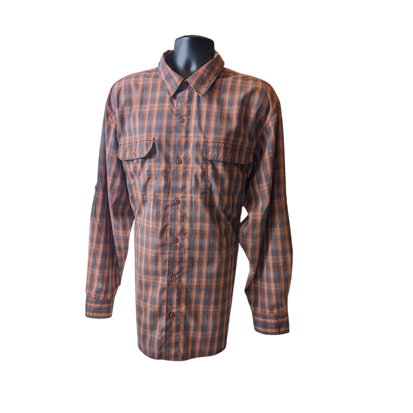 Redhead Shirt Mens 2XL Plaid Long Sleeve Button Up Hiking Outdoor Top Hunting