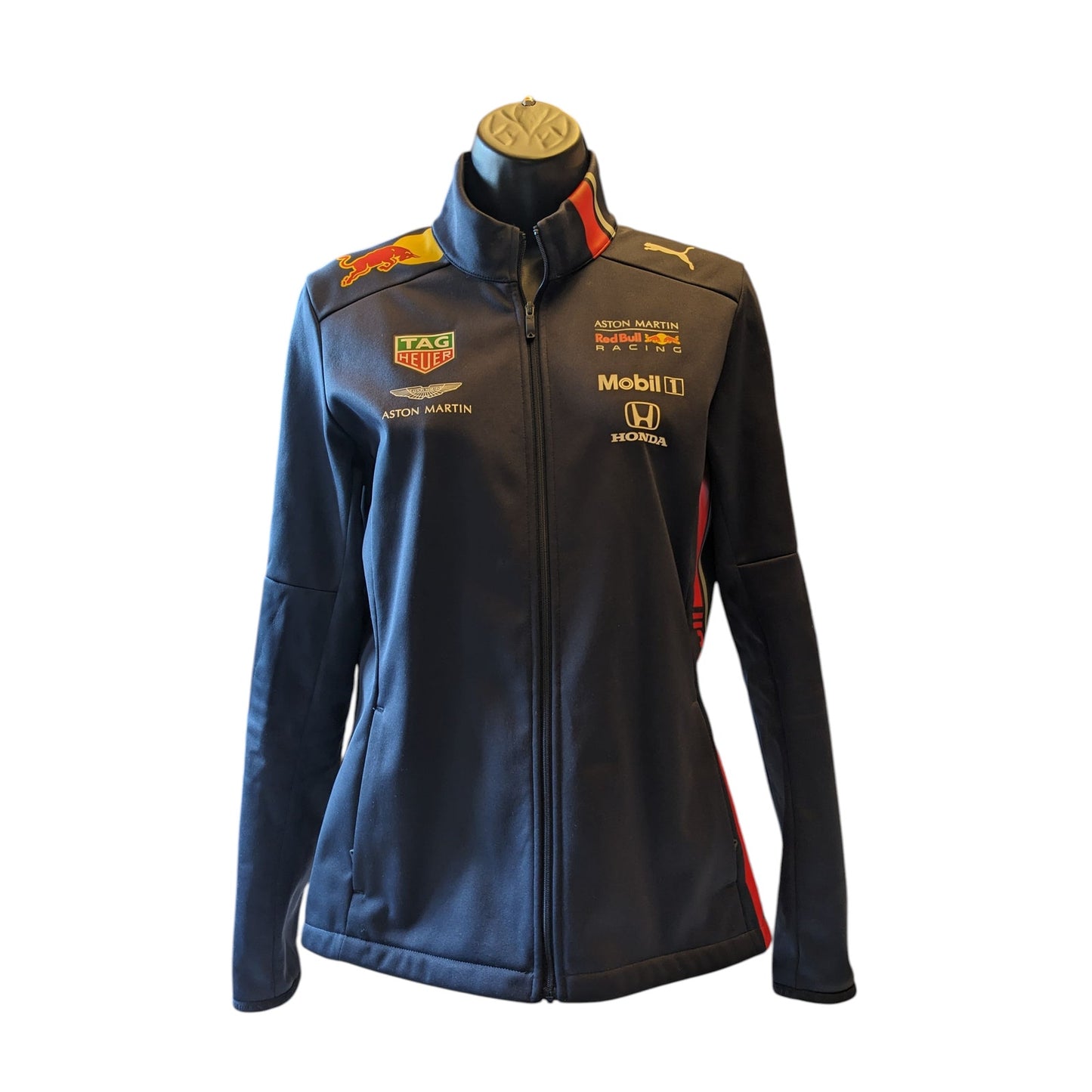 PUMA Red Bull Racing Team Softshell Jacket Women Small Aston Martin F1 Formula 1