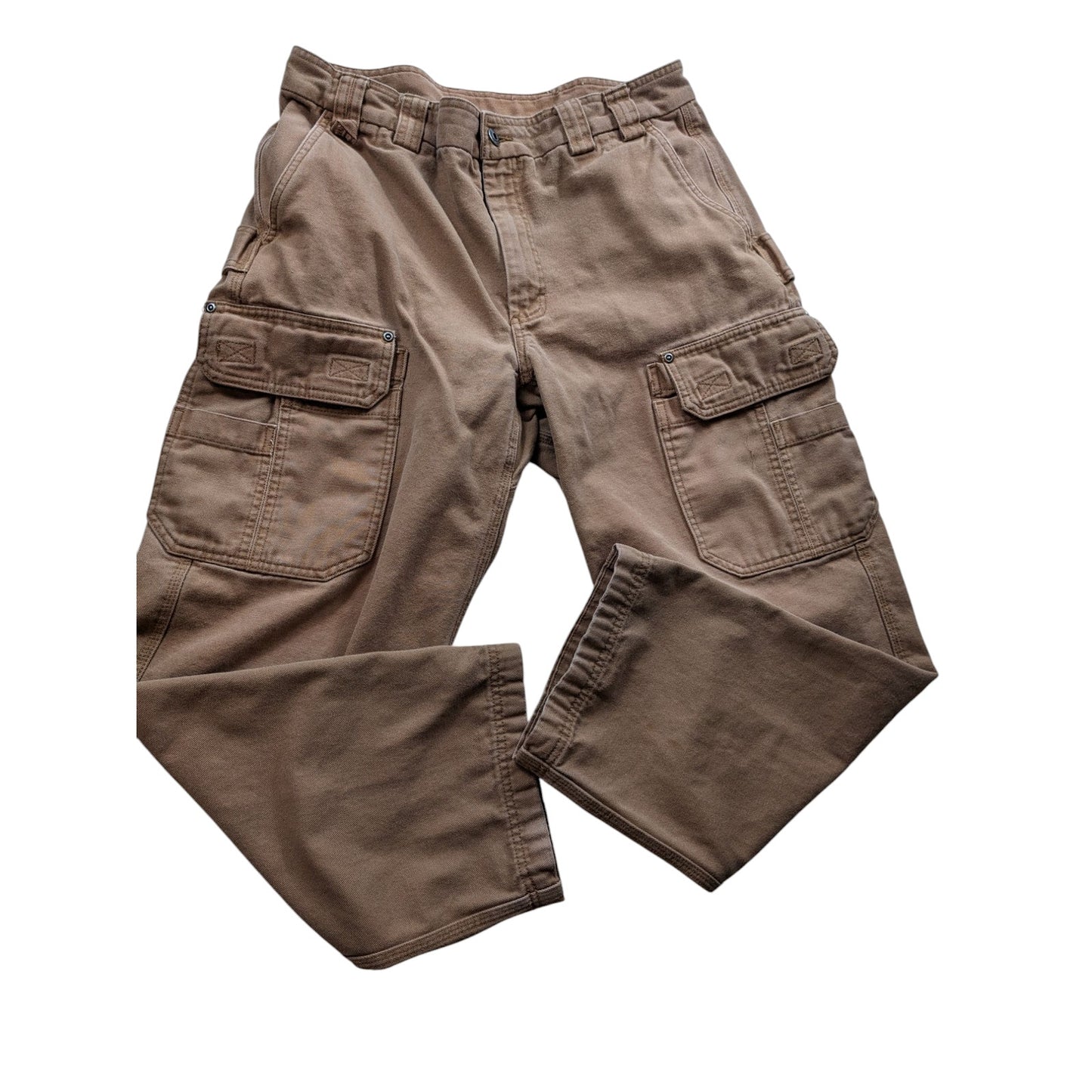 Duluth Trading Pants Mens 36x30 Cargo Heavy Duty Canvas Rugged Workwear Utility