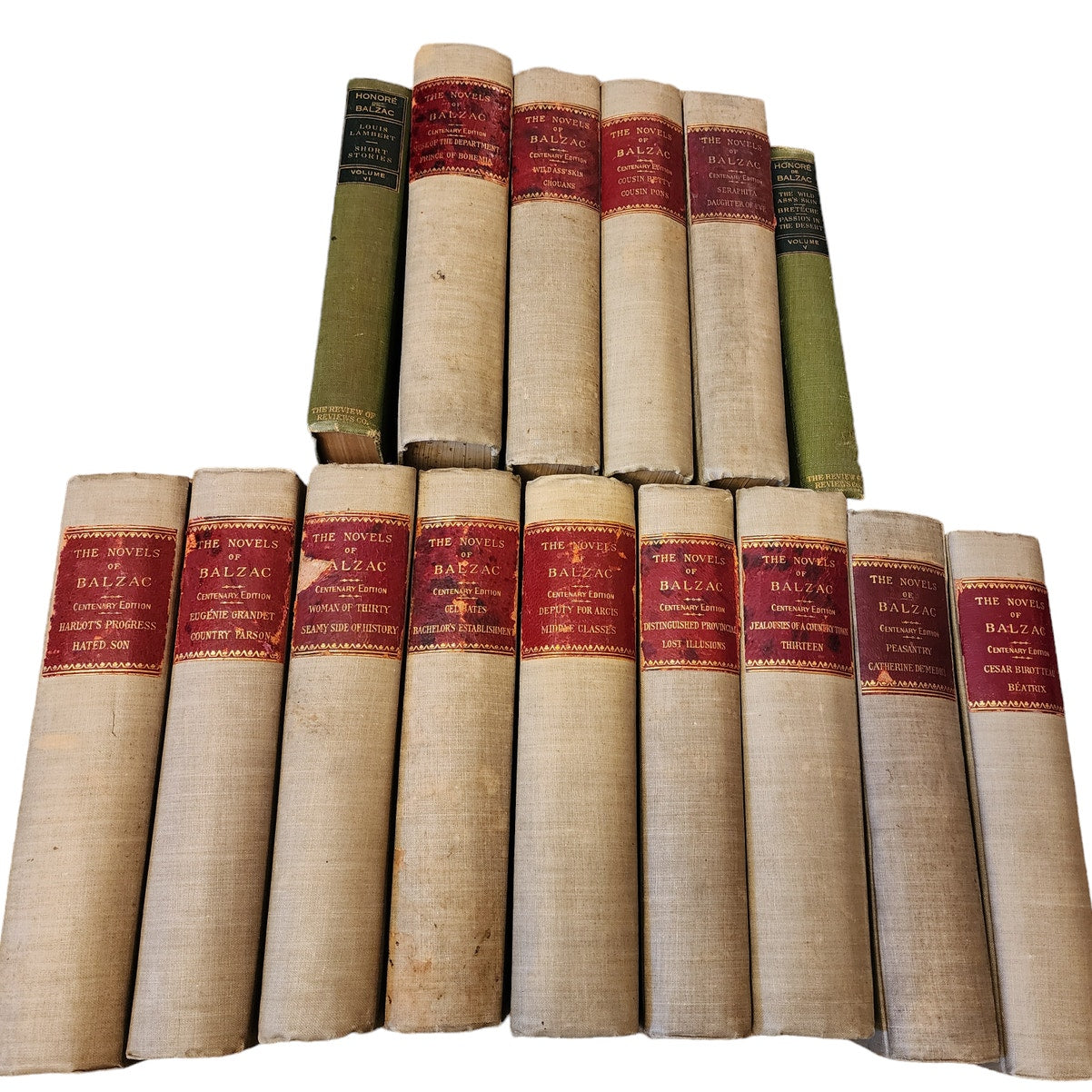 Novels of Balzac Centenary Edition 15 Vol Set Library Antiquarian Antique 1899