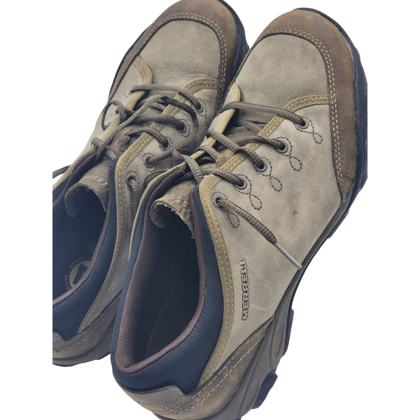 Merrell Hiking Shoes Womens 10 OrthoLite QForm Quartz Brindle Comfort Walking