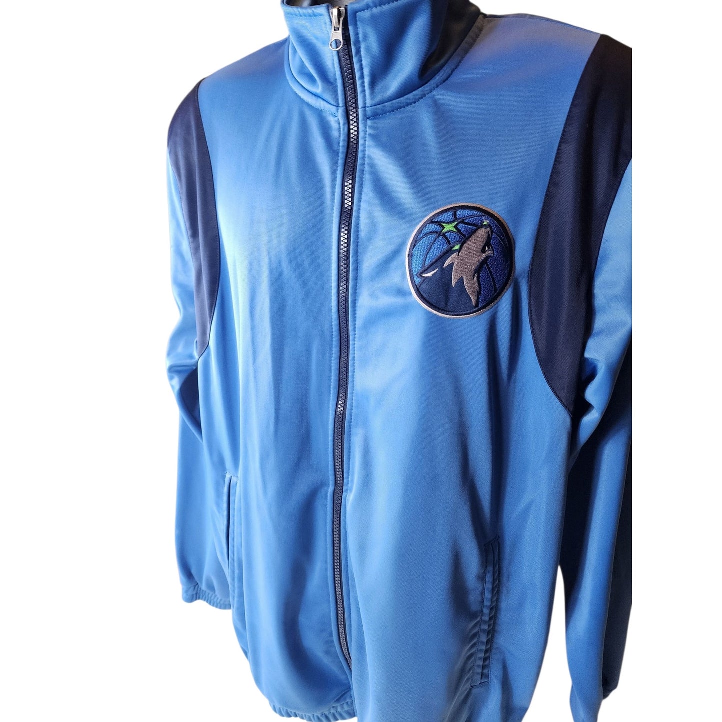 NBA Minnesota Timberwolves G-III Sports by Carl Banks Large Zip Track Jacket