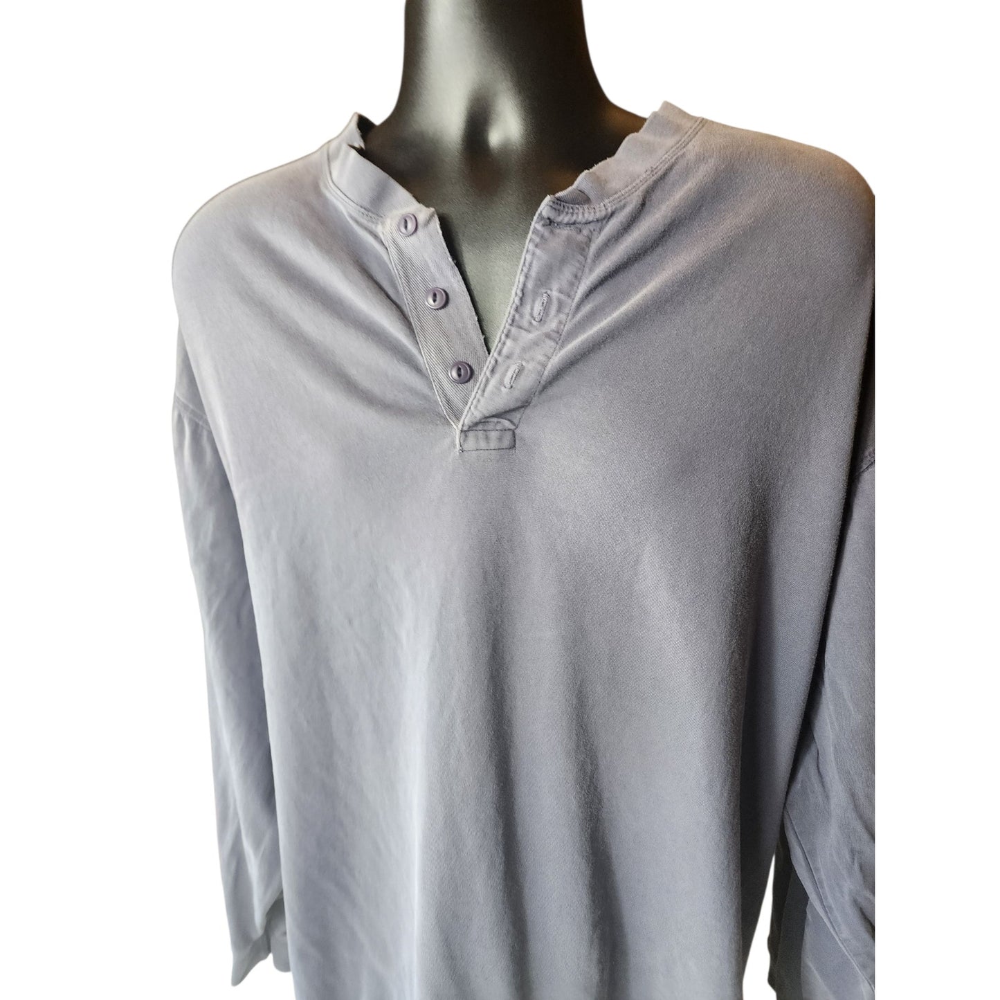 Cabelas Henley Shirt Outdoor Men 3XL Long Sleeve Top Hunting Fishing Hiking Work