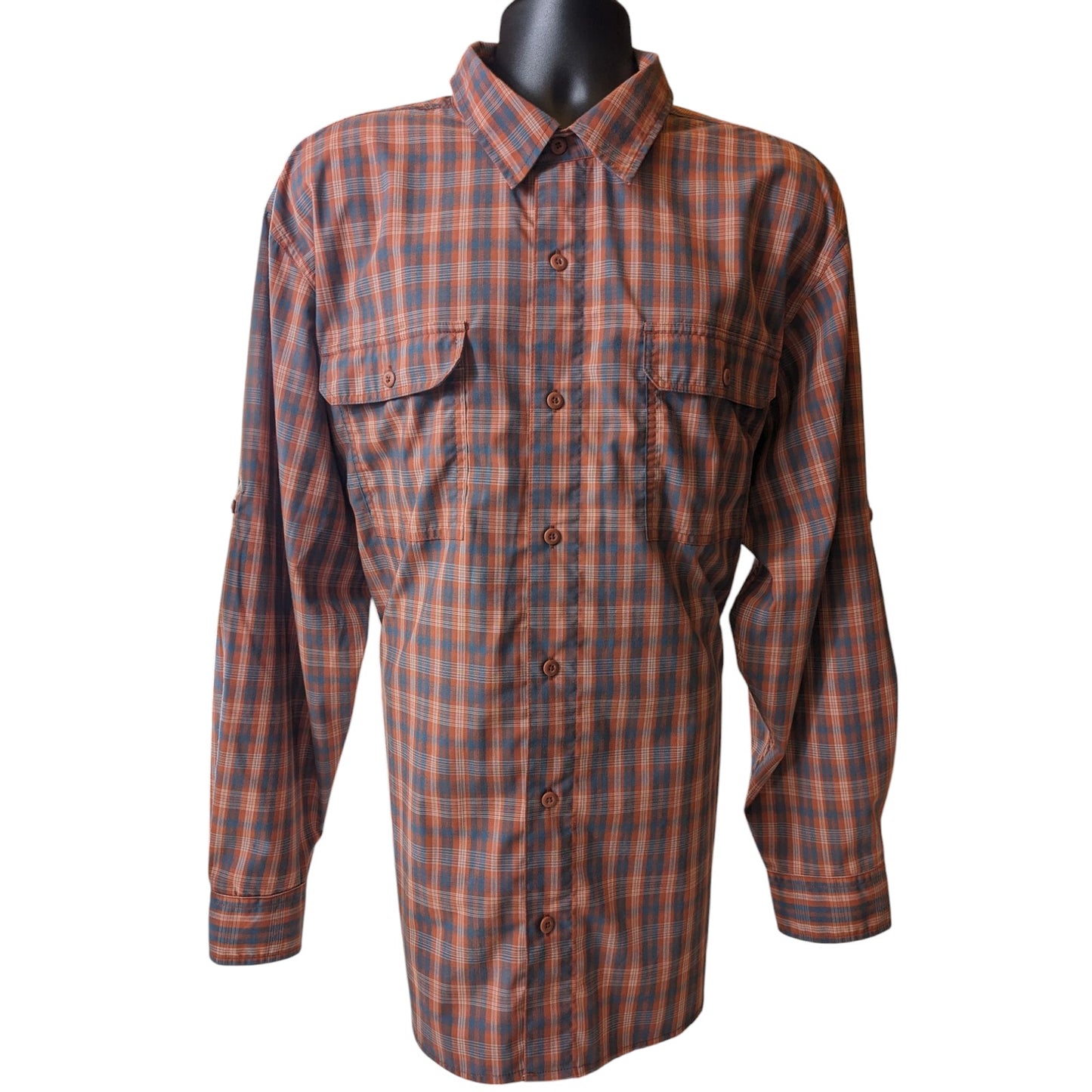 Redhead Shirt Mens 2XL Plaid Long Sleeve Button Up Hiking Outdoor Top Hunting