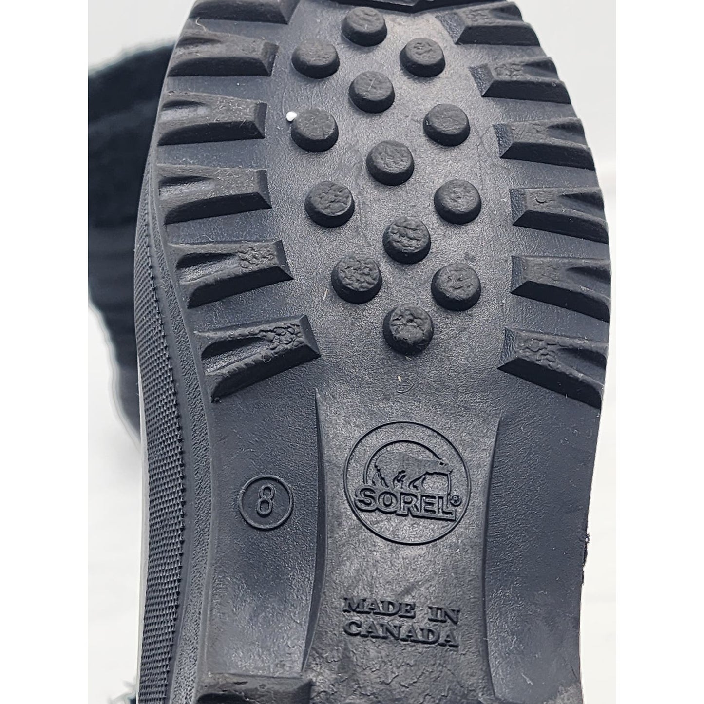 Sorel Boots Womens 8 Insulated Winter Black Snow Cold Weather Warm Waterproof