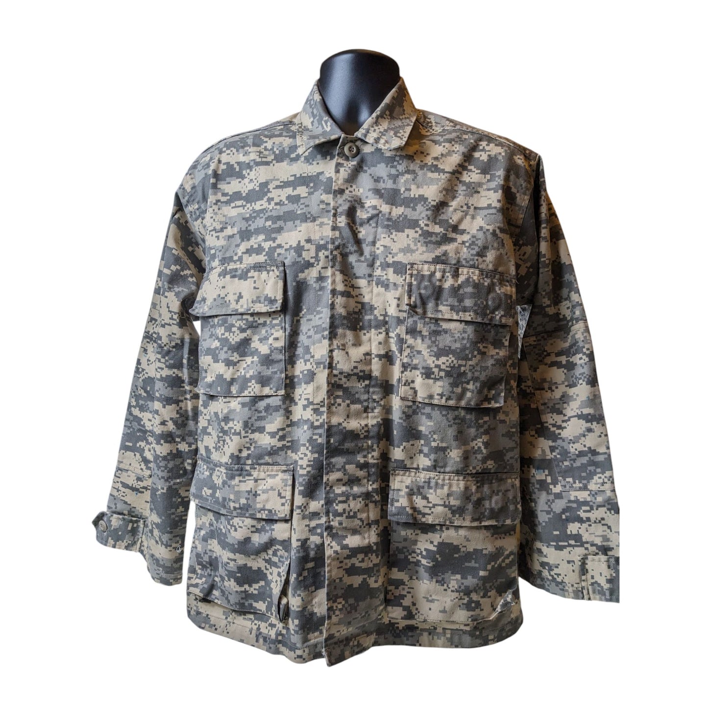 Rothco Combat Shirt Mens Medium Force BDU Camo Jacket Military Tactical Army