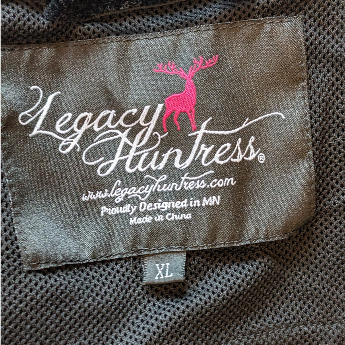 Legacy Huntress Jacket Women XL Camo Softshell Hunting Fleece Zip Up Windbreaker
