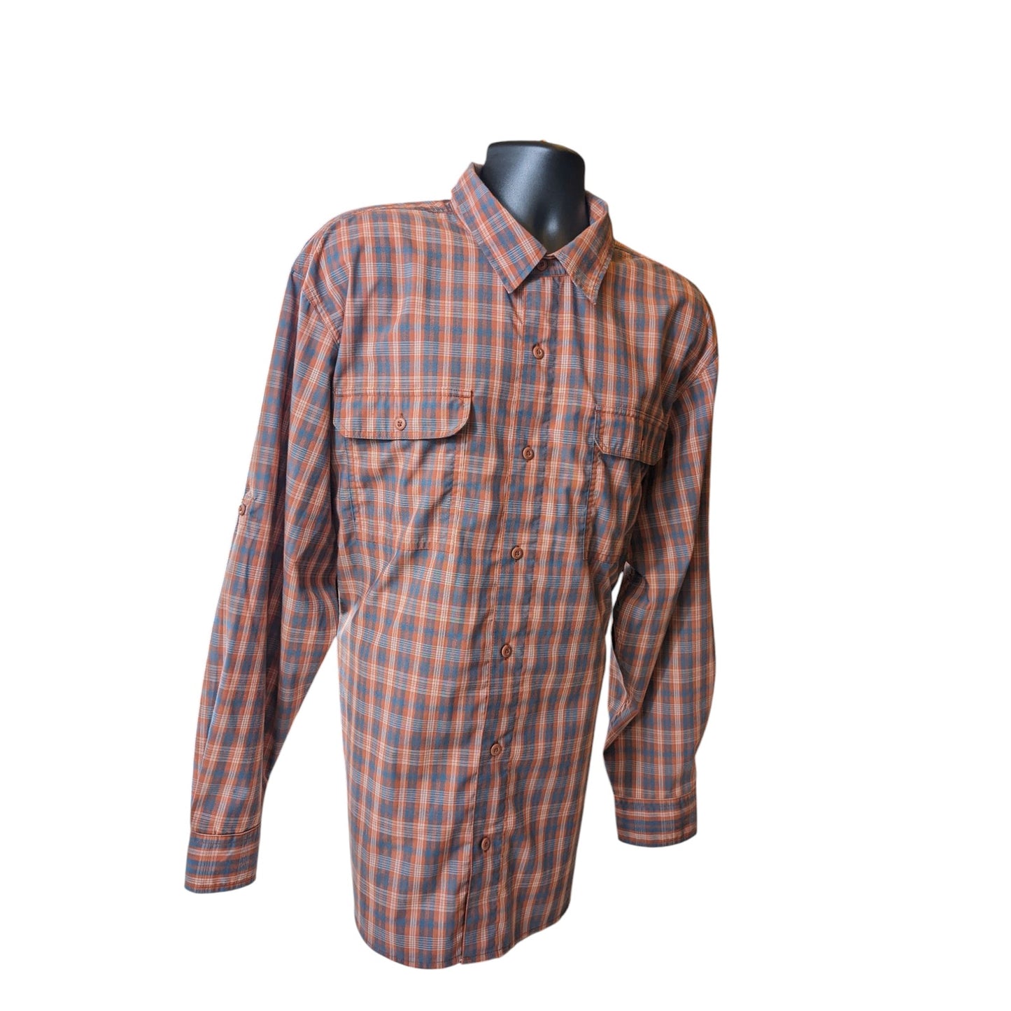 Redhead Shirt Mens 2XL Plaid Long Sleeve Button Up Hiking Outdoor Top Hunting