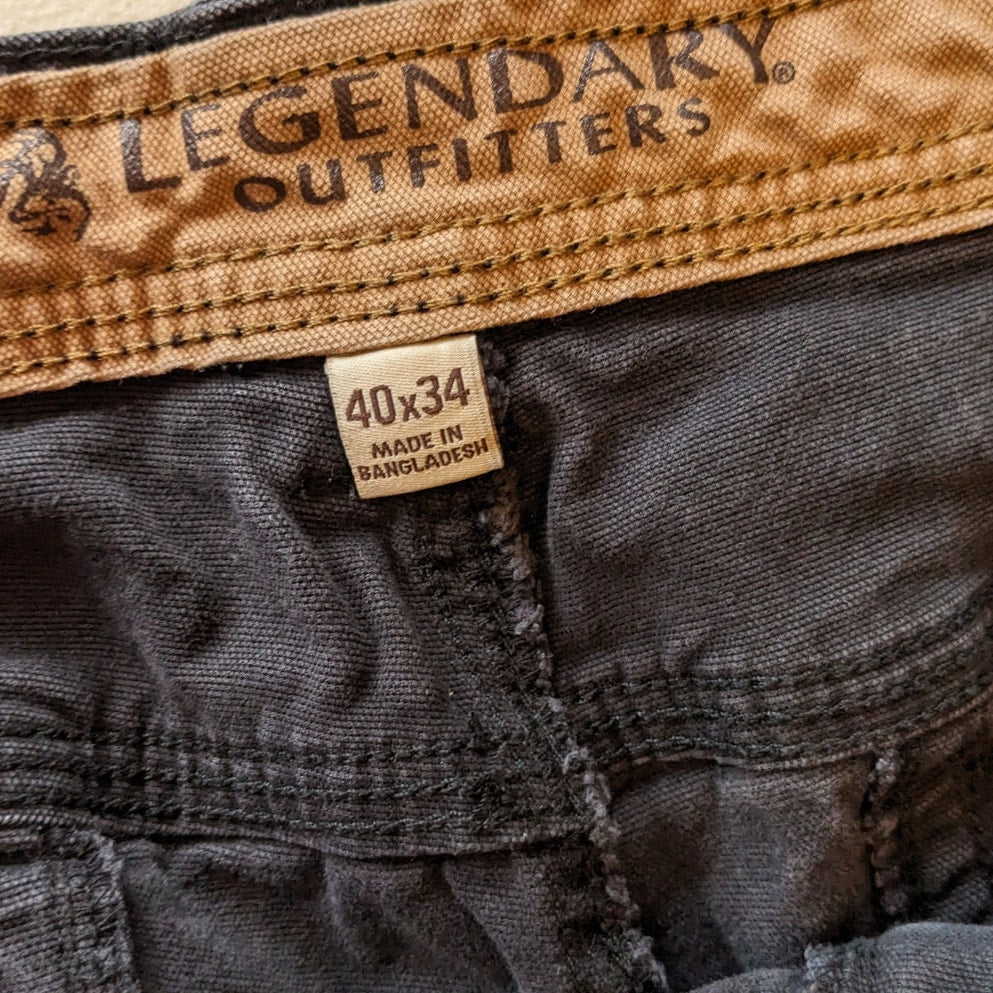 Legendary Outfitters Whitetails Pants Men 40x34 Utility Workwear Carpenter Style