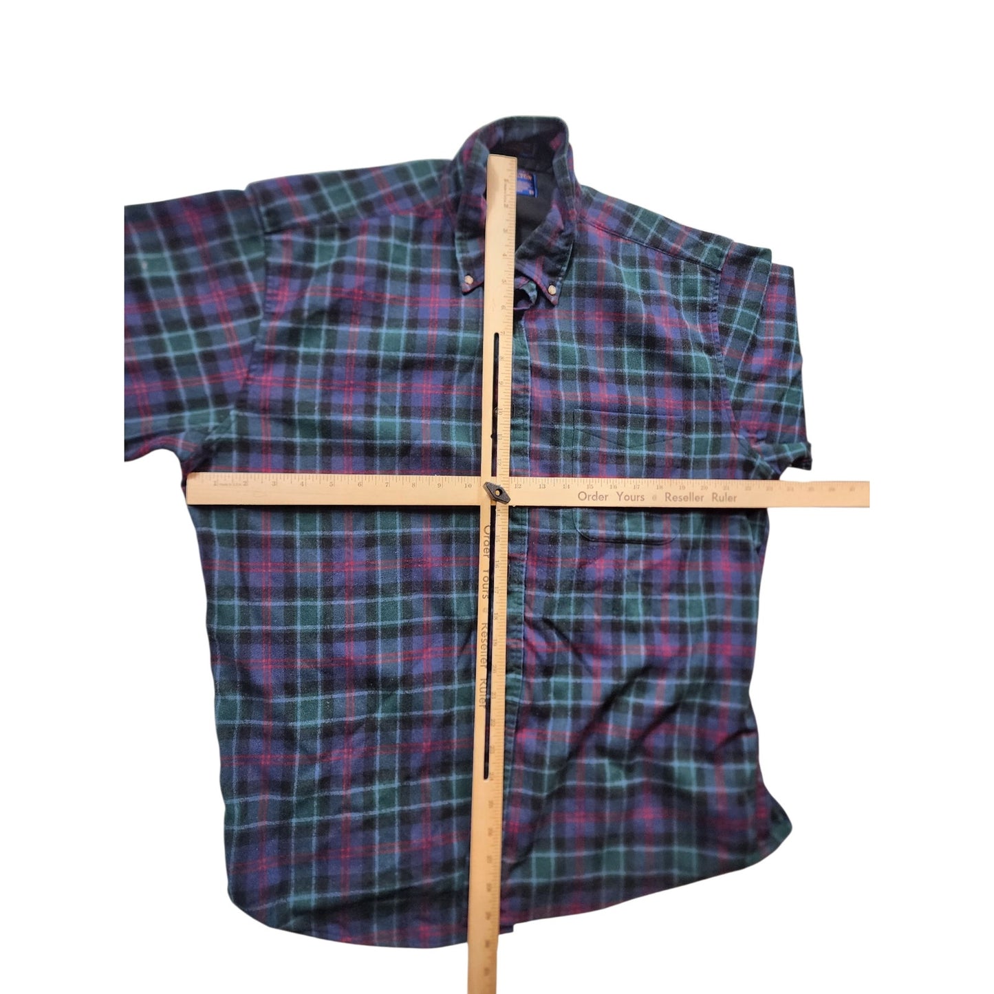 Pendleton Fireside Flannel Shirt Mens Large Wool Tartan Plaid Vintage Lumberjack