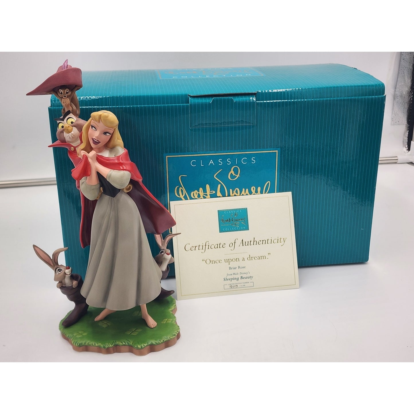 WDCC Sleeping Beauty Once Upon a Dream LE Figurine Animals COA Box Vintage