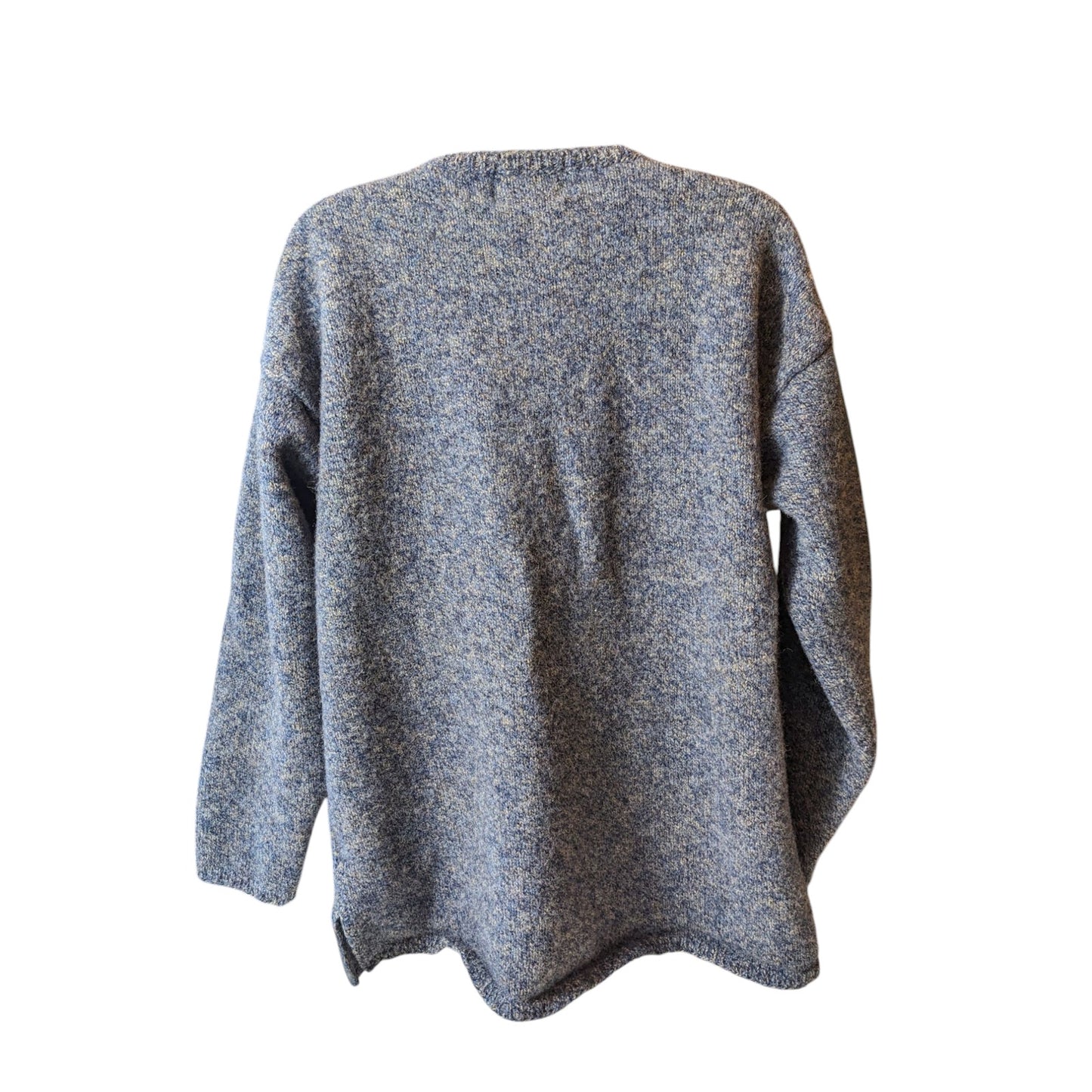 Woolrich Henley Sweater Womens Large Pullover Front Rugged Outdoorwear Cabincore