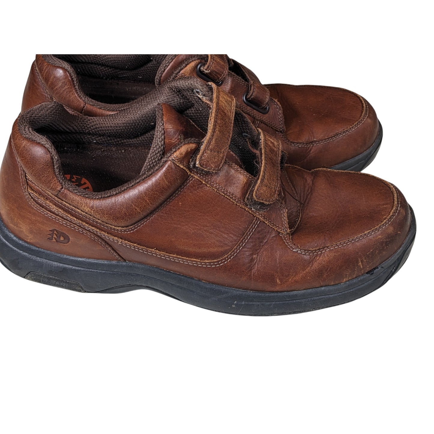 Dunham Shoes Mens 14 Winslow Leather Slip On Casual Loafers Comfort Strap 8009SB