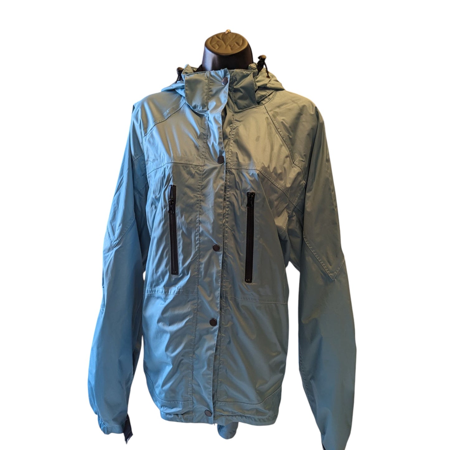 Mossi Racing Jacket Women XXL Hooded Winter Snow Parka Drawstring Windbreaker