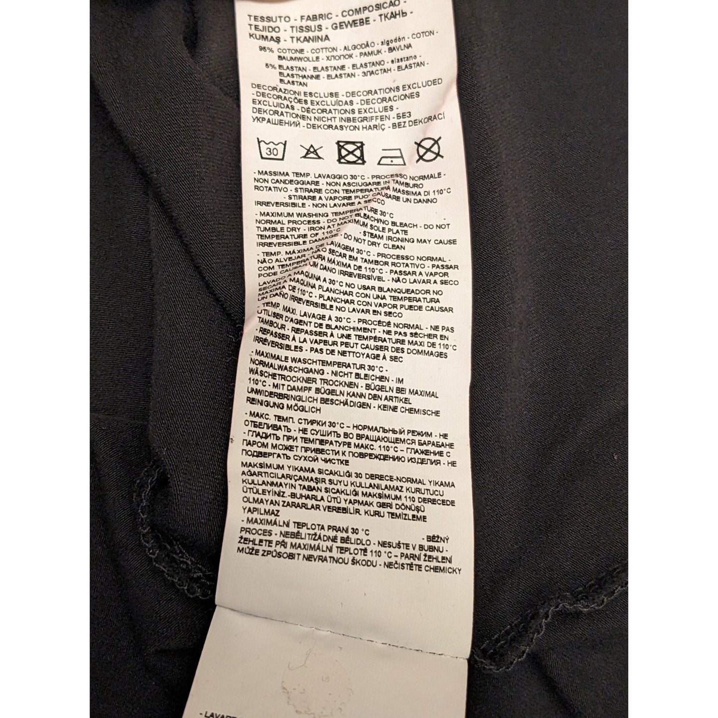 Emporio Armani EA7 Shirt Mens XL Black Long Sleeve Logo Streetwear Athleisure