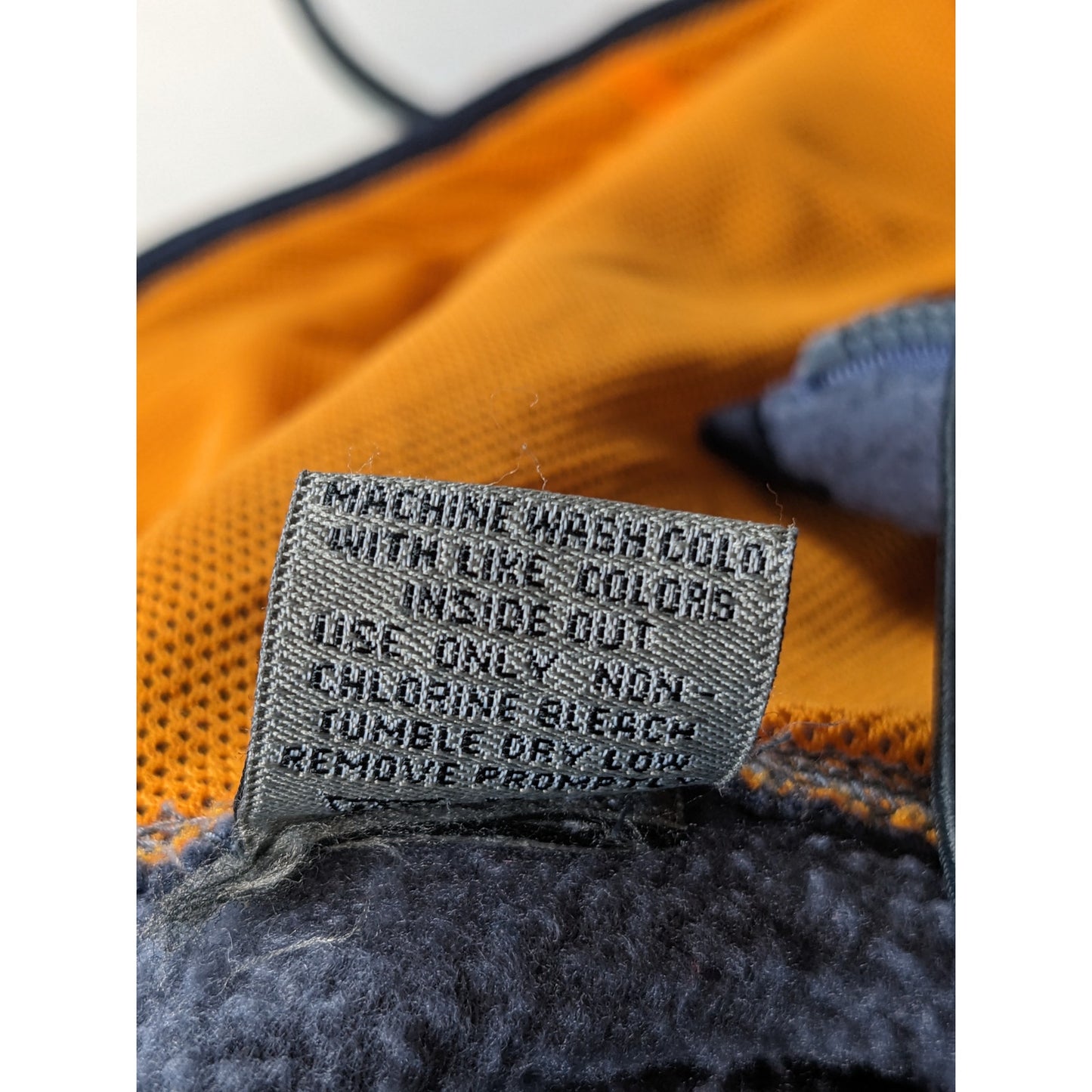 Perry Ellis Hoodie Mens Large Fleece Pullover Jacket Blue Zip Pockets Sweatshirt