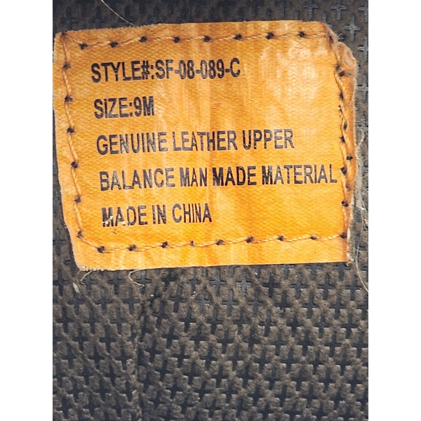 Work Master Boots Mens 9M Leather Workwear Steel Toe Durable Industrial Safety