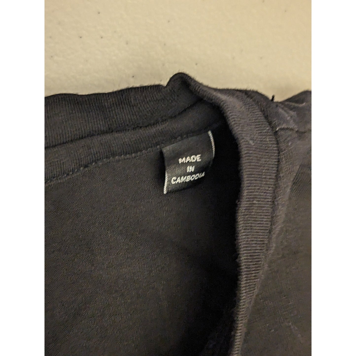 Emporio Armani EA7 Shirt Mens XL Black Long Sleeve Logo Streetwear Athleisure