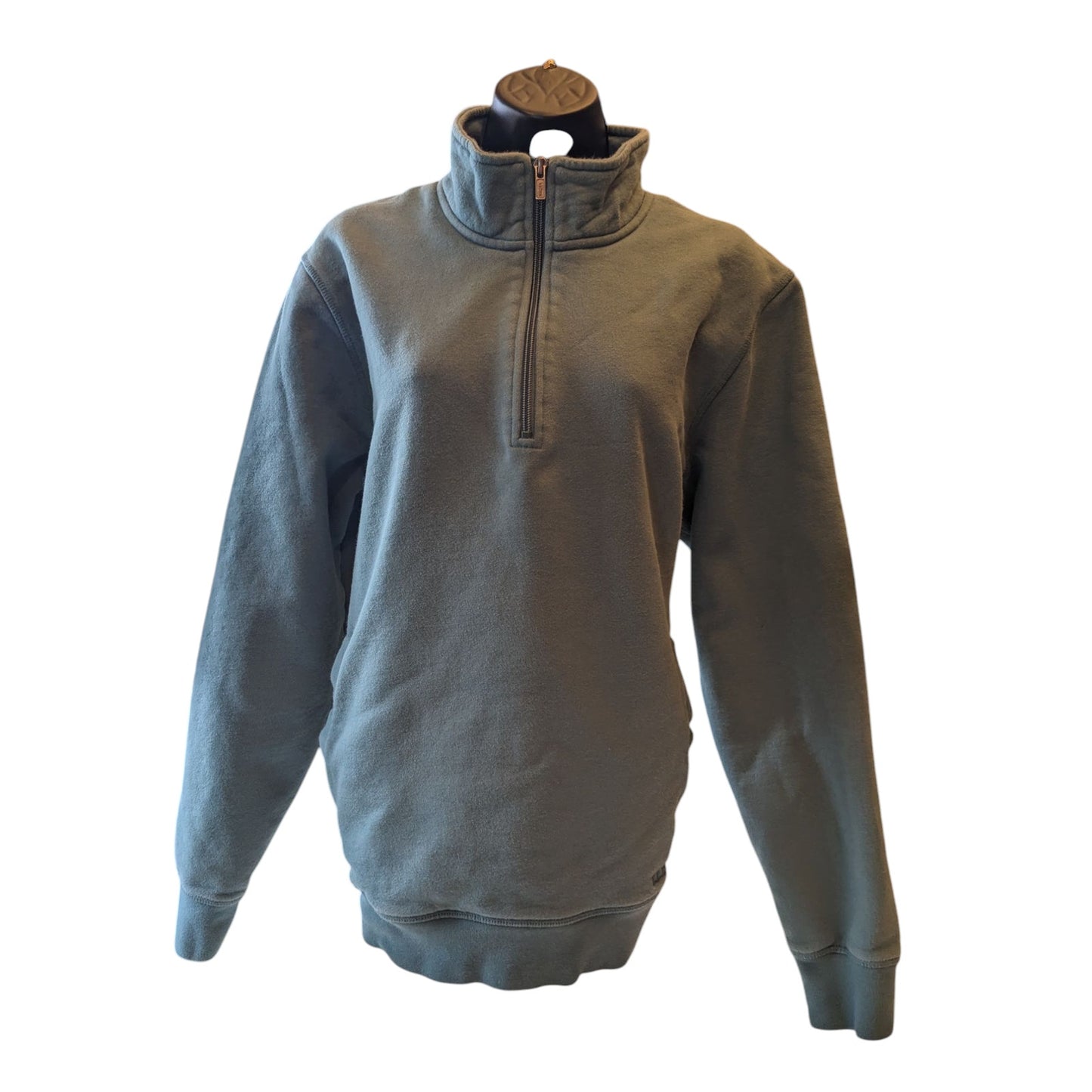 LL Bean Pullover Womens Medium Fleece Sweatshirt Traditional Fit Kangaroo Pocket
