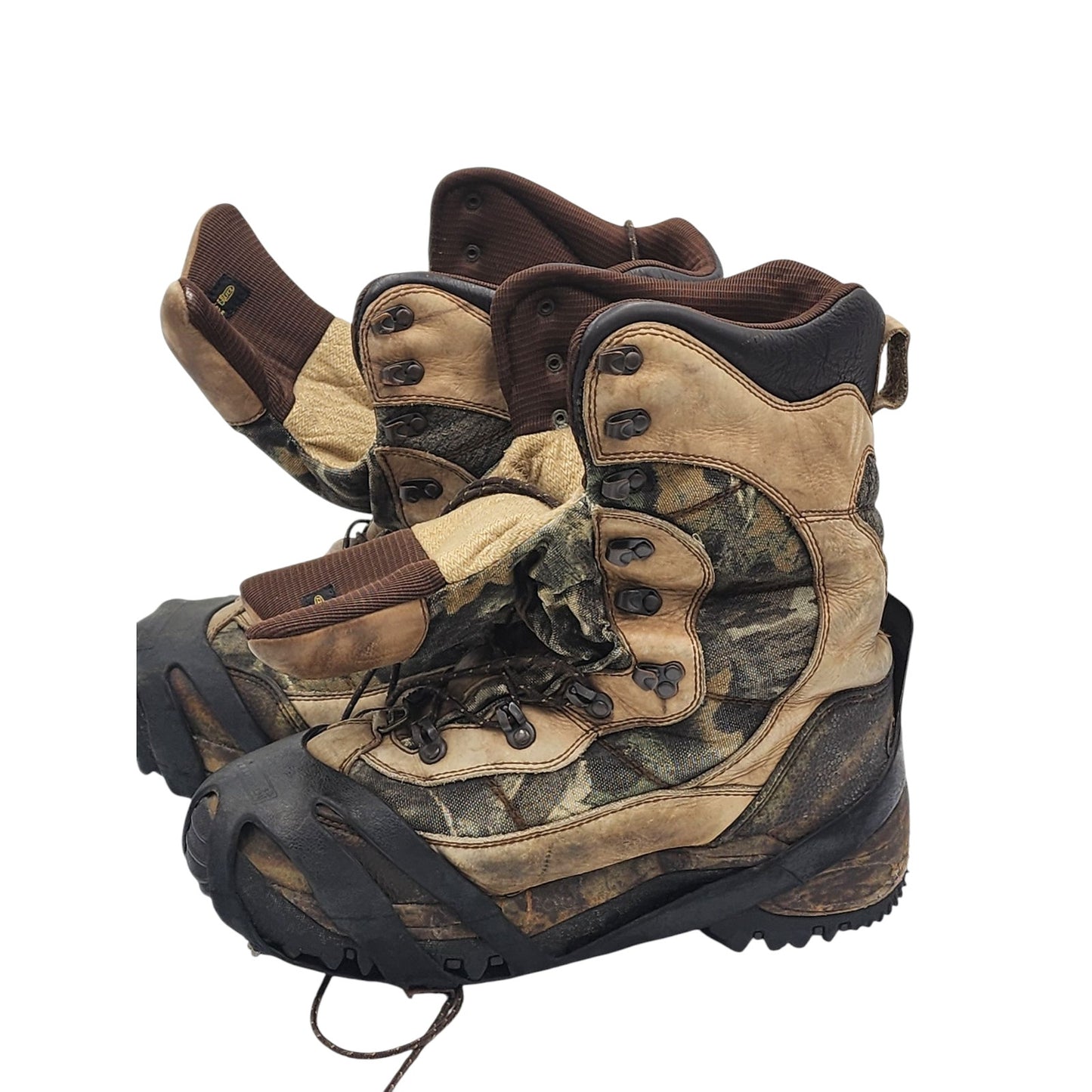 Cabelas Dry Plus Hunting Boots Mens 12D Waterproof Thinsulate Camo 83-0667