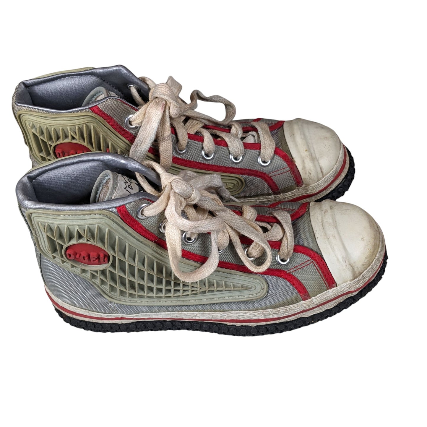 D-Gel Broomball High Top Shoes Unisex EU 37 Mens US 5 Womens 7 Sneakers Vintage