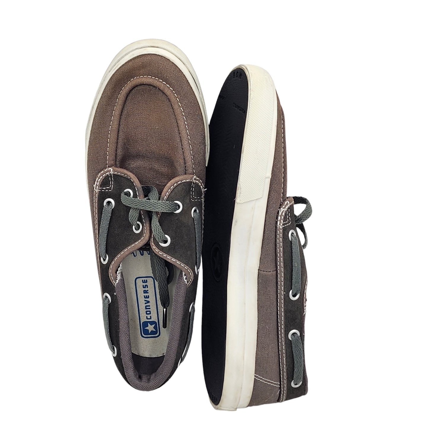 Converse Boat Shoes Mens Size 10 Womens 11.5 Stern Bow Starboard Canvas Slip On