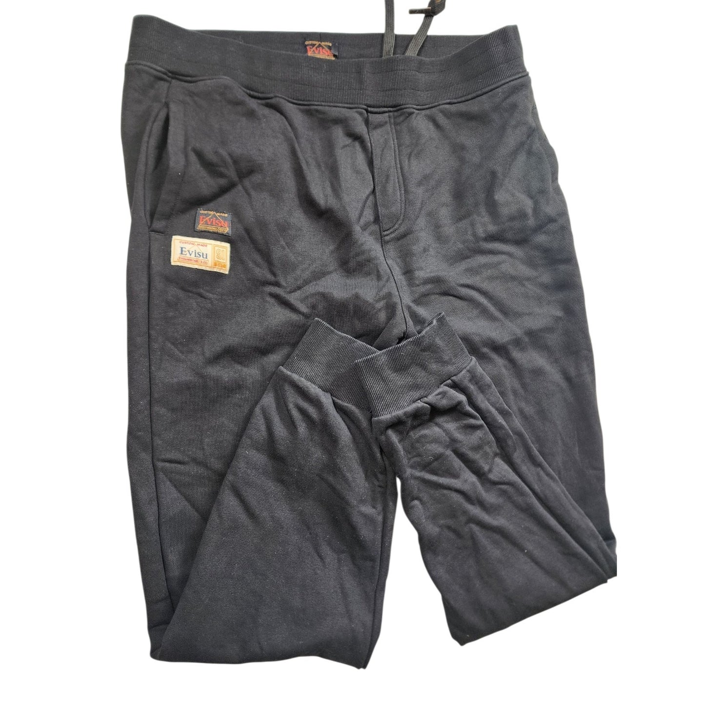 EVISU Sweatpants Heritage Men XXL Joggers Seagull Print Graphic Japan Streetwear