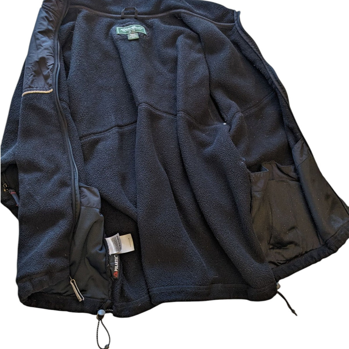 Eddie Bauer Polartec Fleece Jacket Men XXL Zip Outdoor WindPro Hiking Sweatshirt