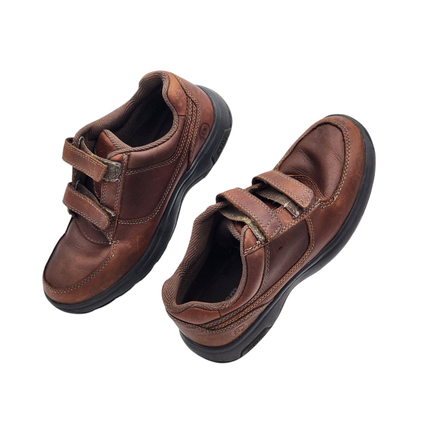 Dunham Shoes Men 8 Leather Slip Resistant Strap Comfort Winslow Hook Loop 8009SB