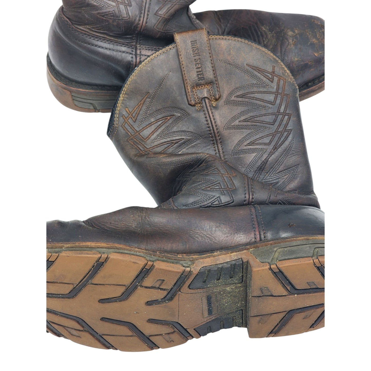 Irish Setter Boots Men 11 UltraDry Work Leather ASTM F2413 Cowboy Marshall 83912
