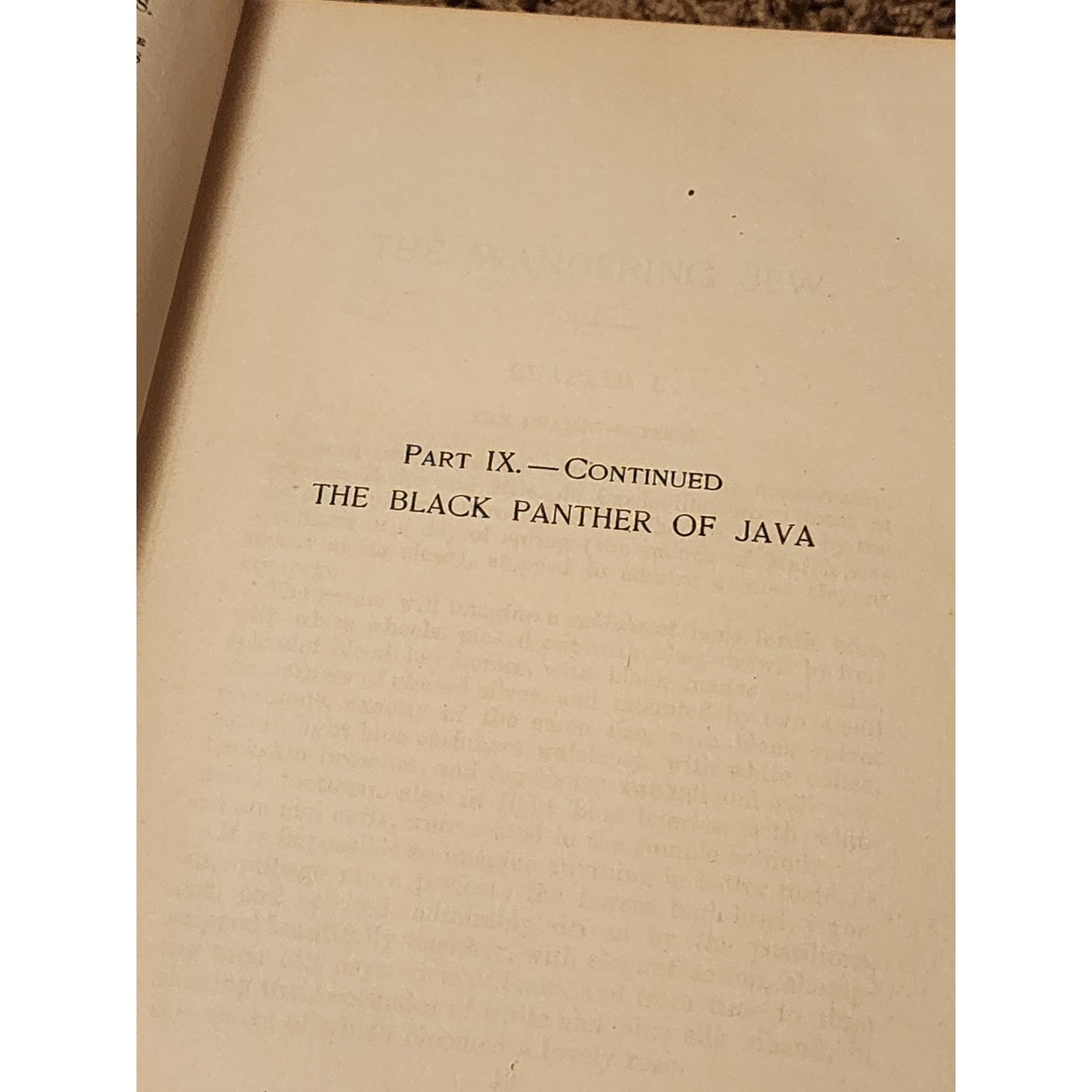 Wandering Jew by Eugene Sue Vol 1-3 Novel Catholicism Vintage Antiquarian 1903