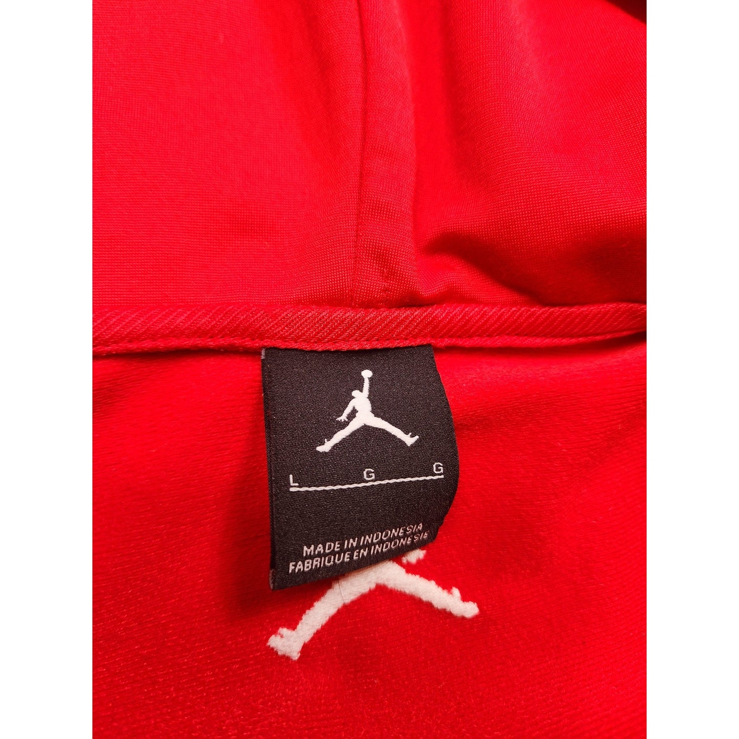Nike Jordan Hoodie Mens Large Zip Basketball Logo Sweatshirt Athletic Jumpman