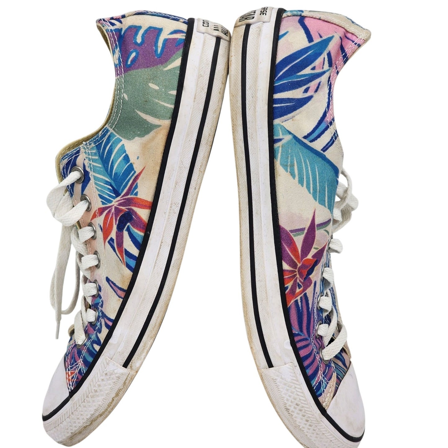 Converse All Star Shoes Tropical Low Tops Unisex Men 10 Women 12 Sneakers Kicks