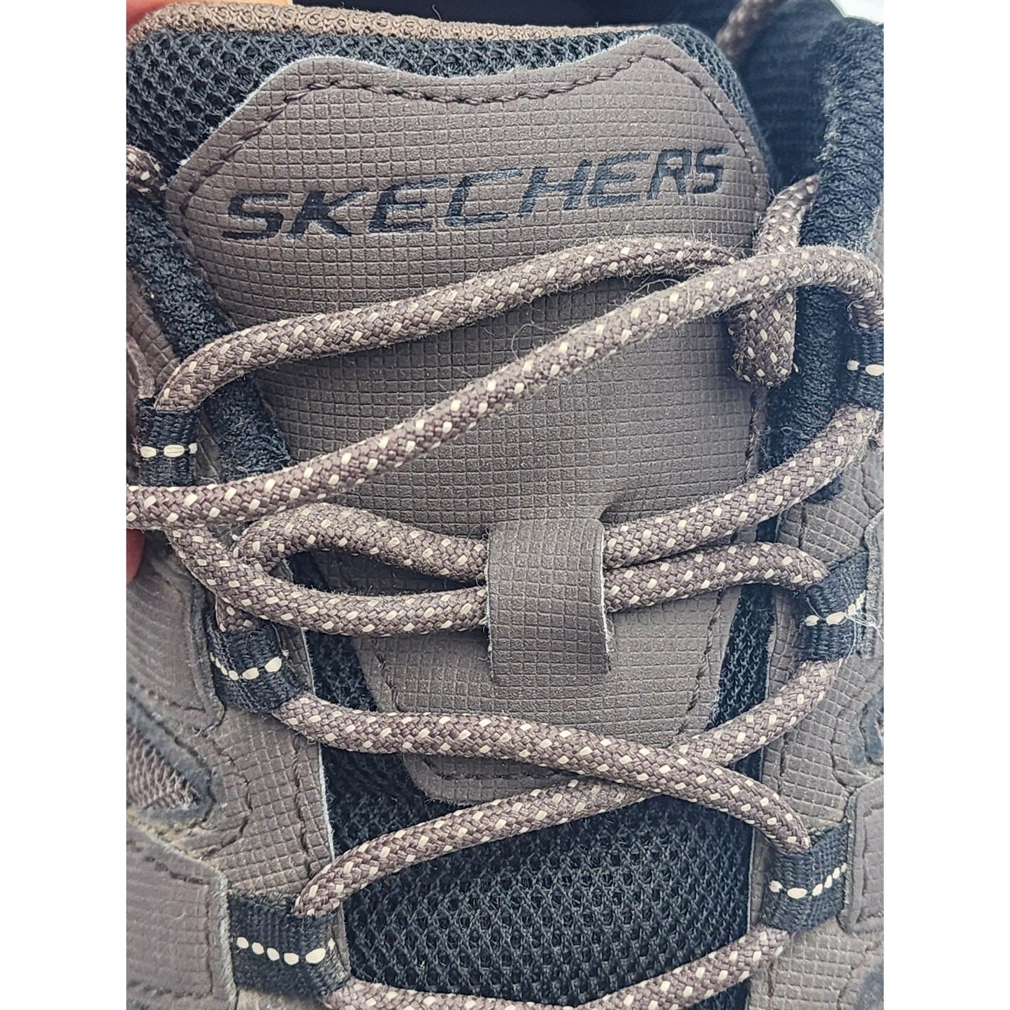 Skechers Air Envoy Shoes Men 12 Trail Hiking Brown Outdoor Comfort LaceUp 237214