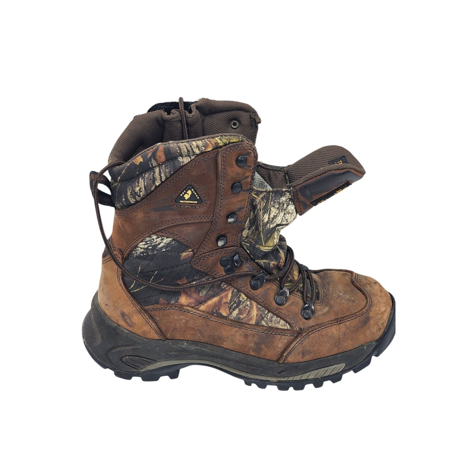 Golden Retriever Boots Men 9M 400G Hiking Hunting Waterproof Camo Oil Slip 4668