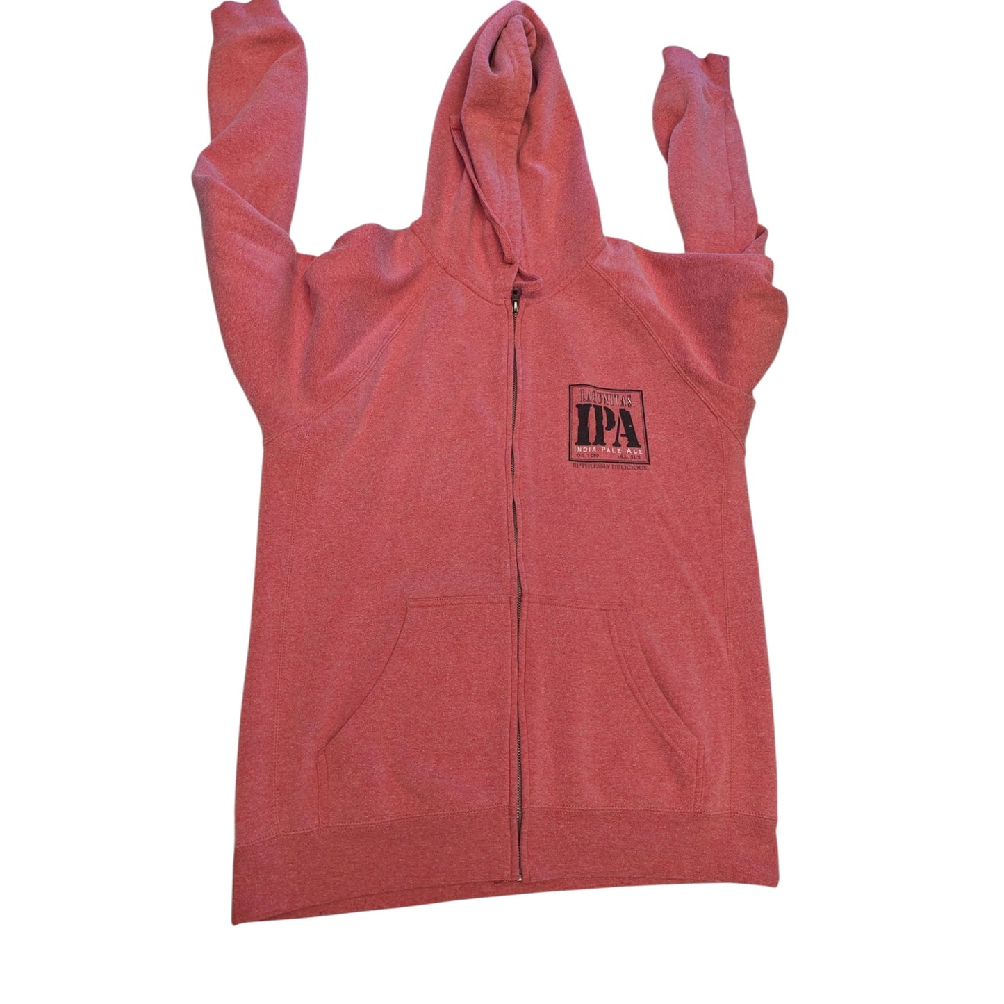 Lagunitas IPA Hoodie Independent Trading Co Mens Small Full Zip Beer Graphic