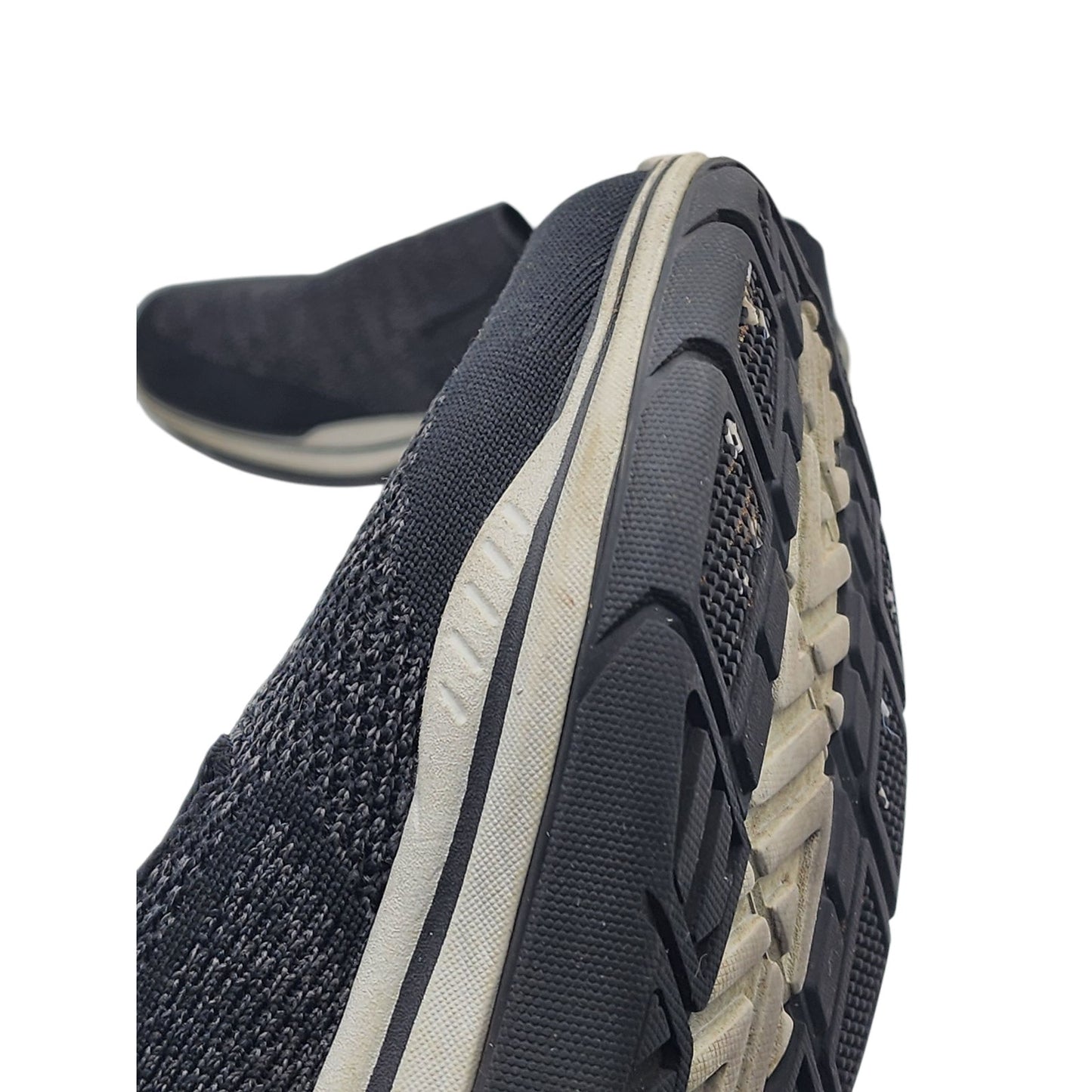 Skechers Shoes Mens 10.5 Black Slip On Sneakers Air Cooled Memory Foam Go Walk