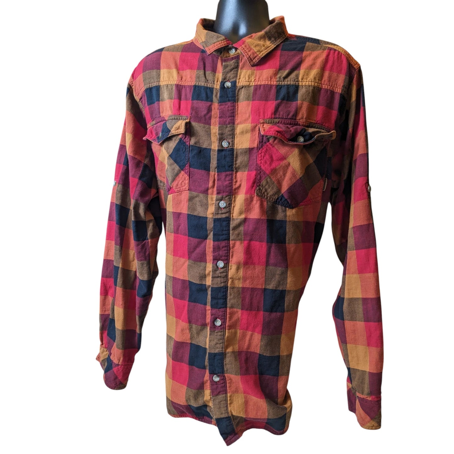 Legendary Whitetails Flannel Shirt Men 2XLT Buffalo Plaid Button Up Lumberjack
