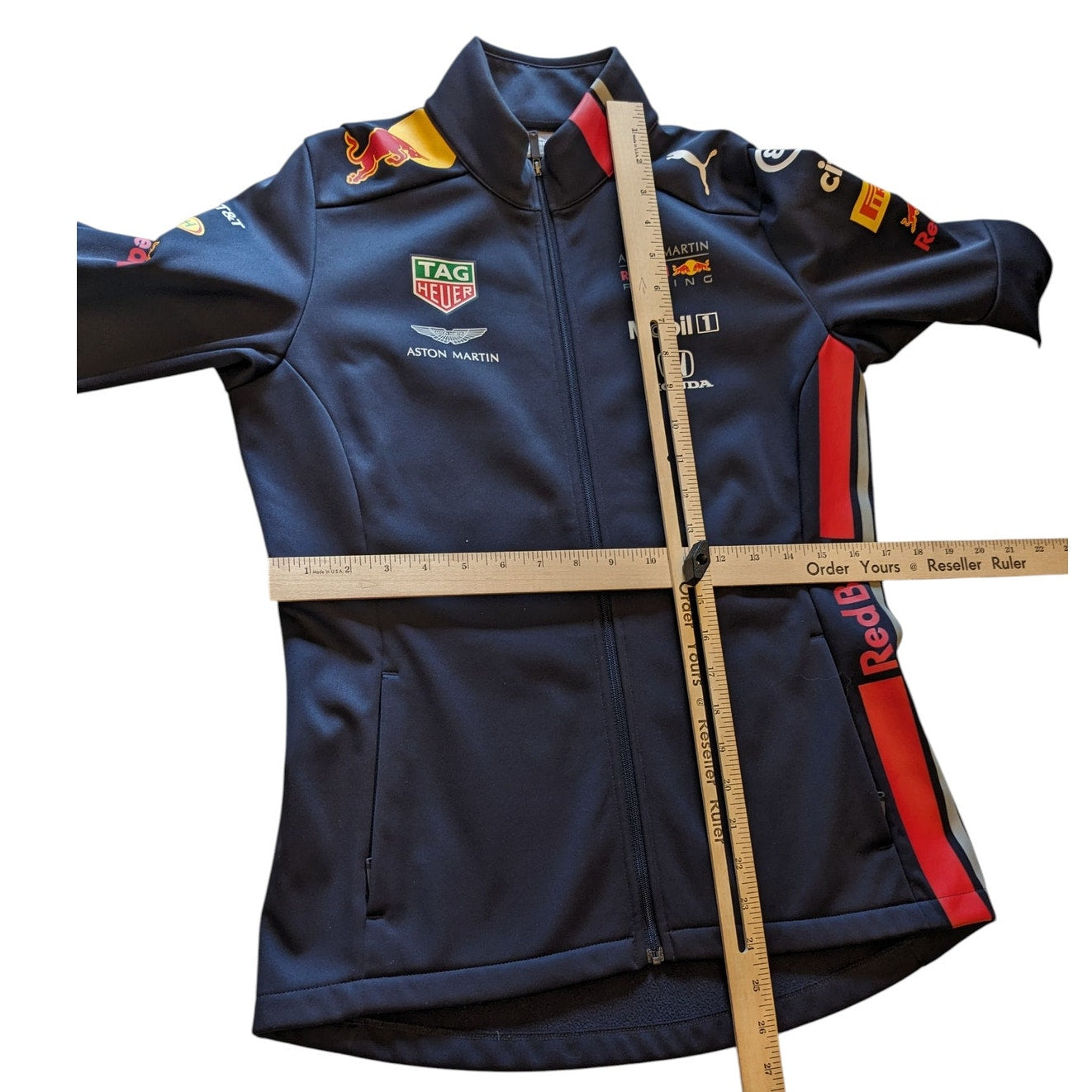 PUMA Red Bull Racing Team Softshell Jacket Women Small Aston Martin F1 Formula 1